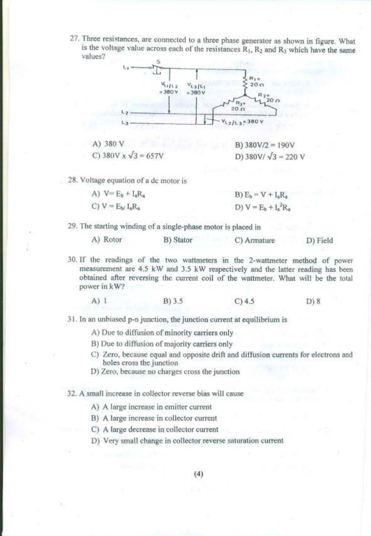 PULEET 2016 Previous Question Paper - Page 5