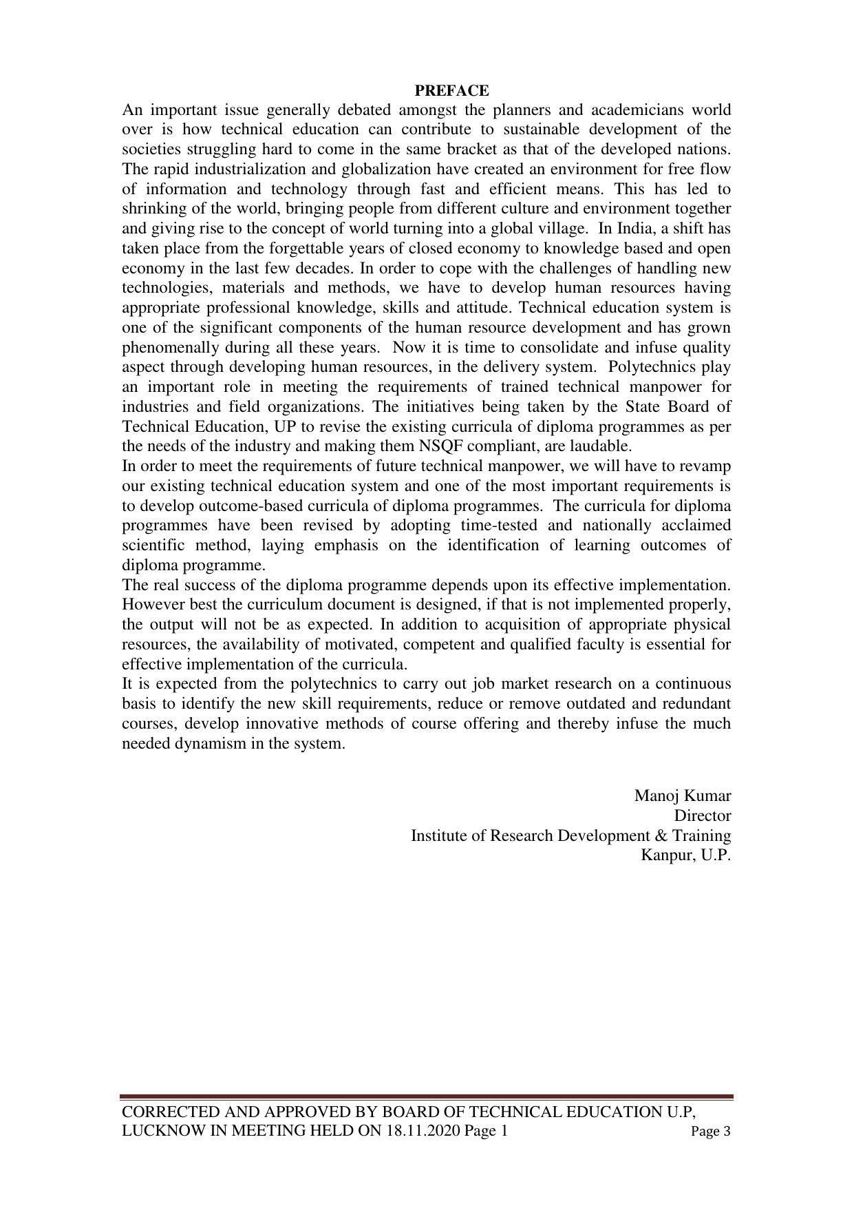 SYLLABUS FOR FIRST SEMESTER SESSION (2020-2021) - TWO SEMESTER POST GRADUATE DIPLOMA COURSE IN WEB DESIGNING - Page 3