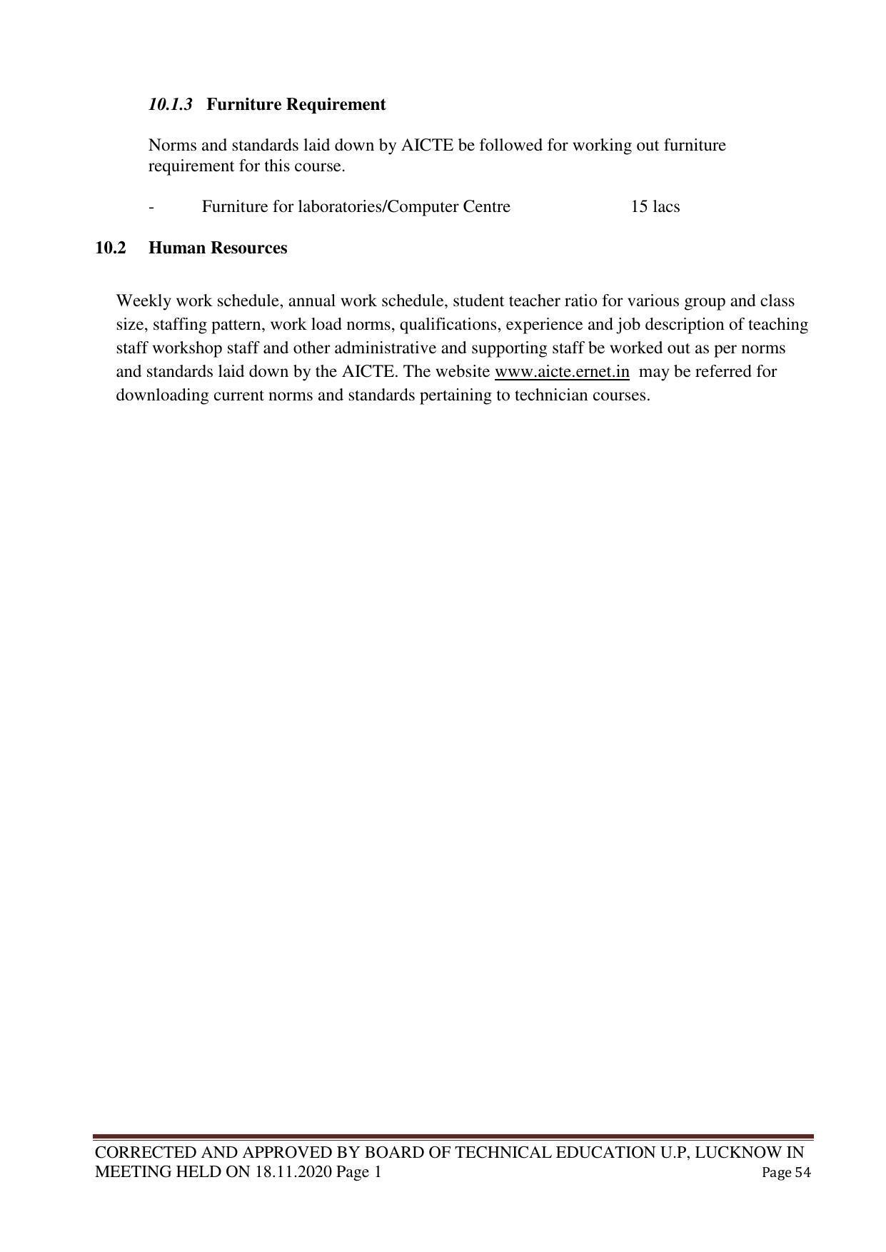 SYLLABUS FOR FIRST SEMESTER SESSION (2020-2021) - TWO SEMESTER POST GRADUATE DIPLOMA COURSE IN WEB DESIGNING - Page 54