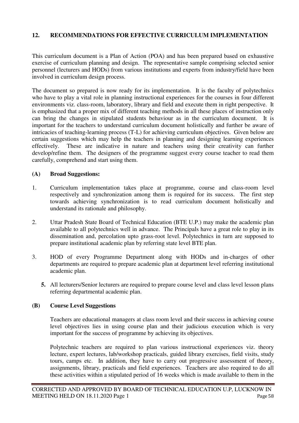 SYLLABUS FOR FIRST SEMESTER SESSION (2020-2021) - TWO SEMESTER POST GRADUATE DIPLOMA COURSE IN WEB DESIGNING - Page 58