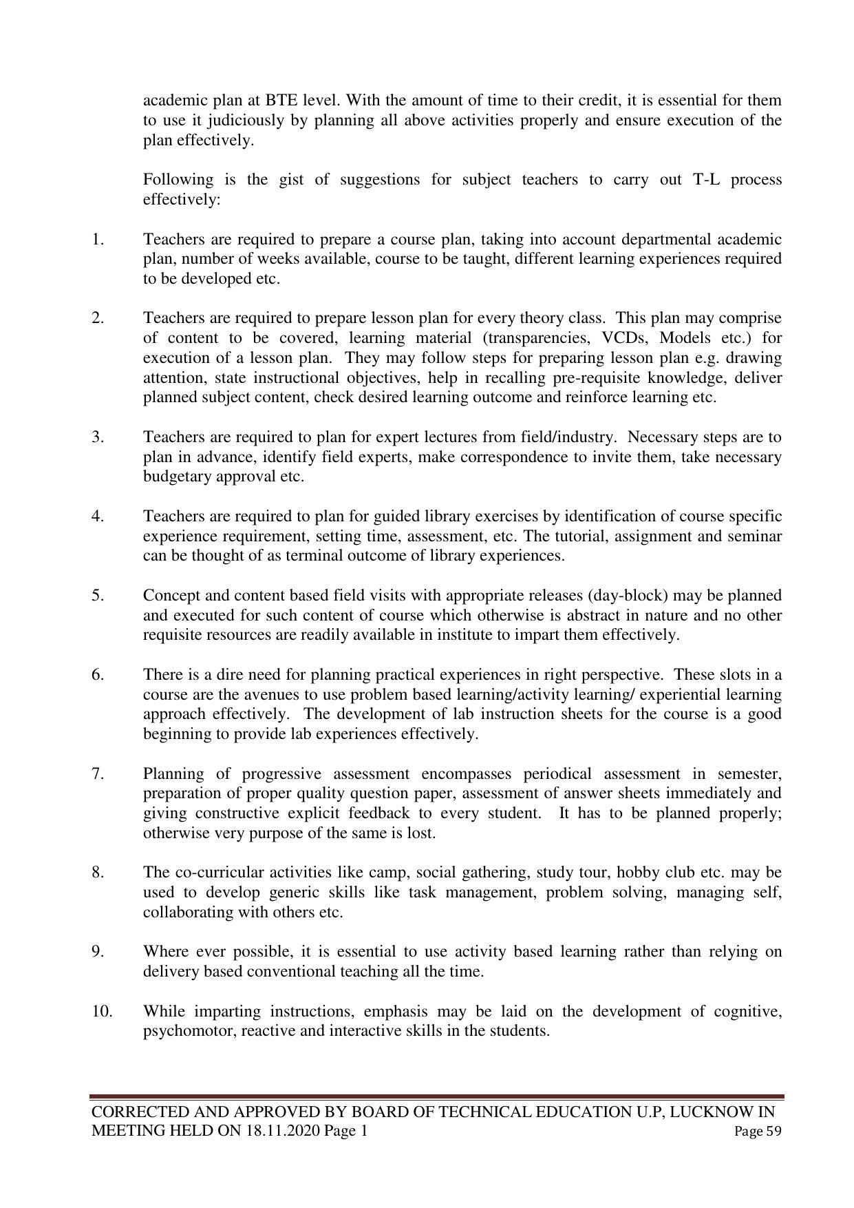 SYLLABUS FOR FIRST SEMESTER SESSION (2020-2021) - TWO SEMESTER POST GRADUATE DIPLOMA COURSE IN WEB DESIGNING - Page 59