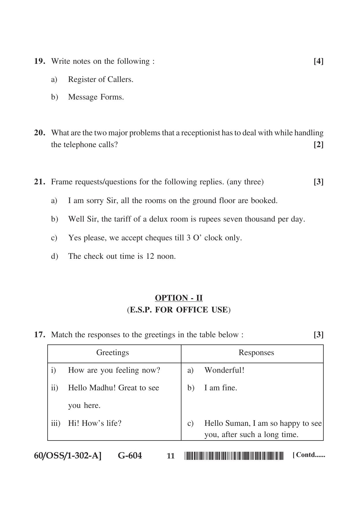 NIOS Jan-Feb 2021 Class 12 English (SET A) Question Paper - Page 11