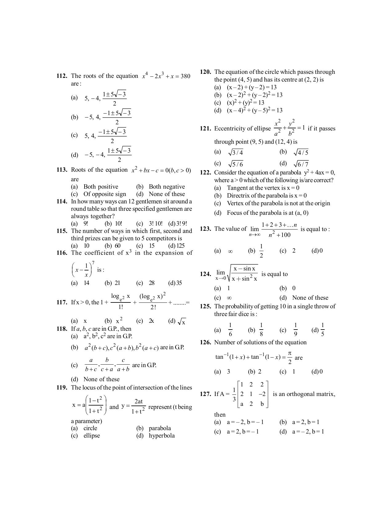 BITSAT 2018 Question Paper - Page 11