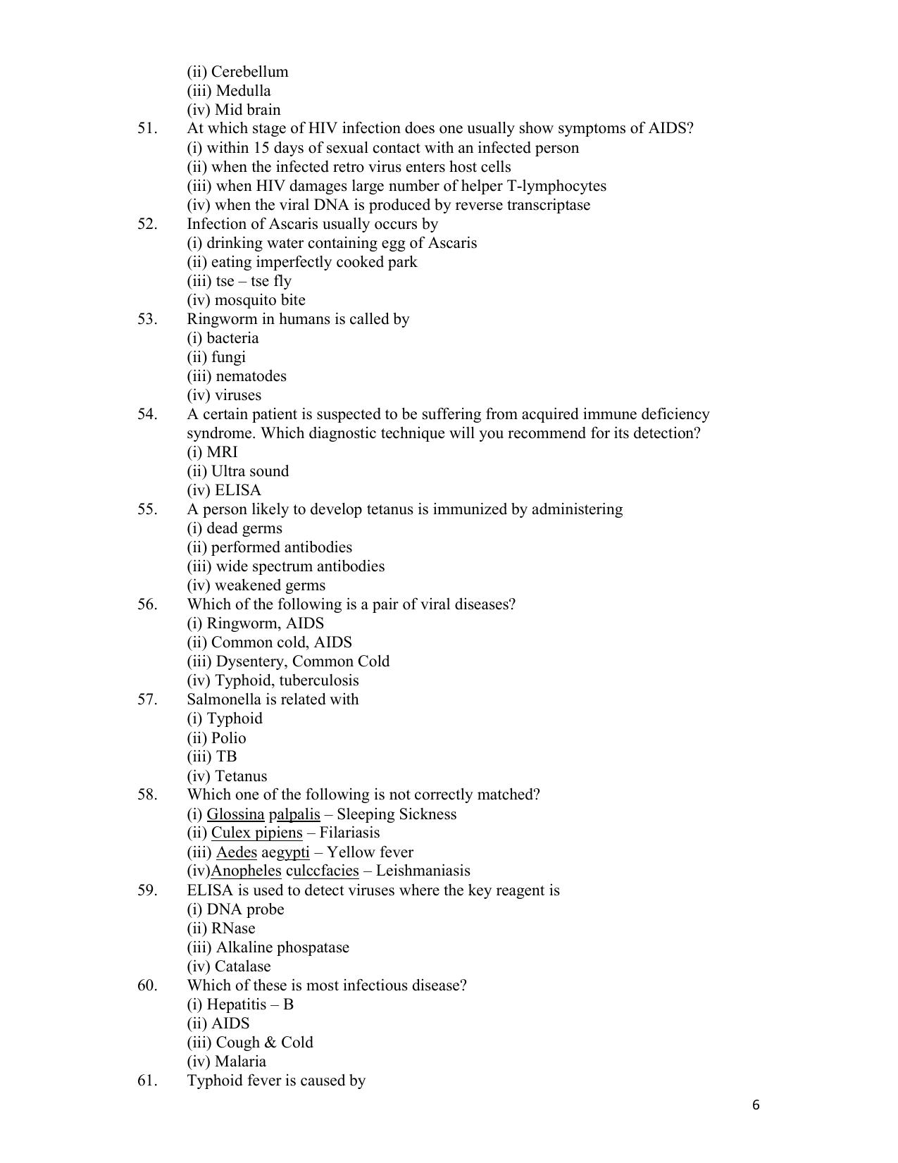 CHSE Odisha Class 12 Zoology (1ST PHASE) Question Bank - Page 6