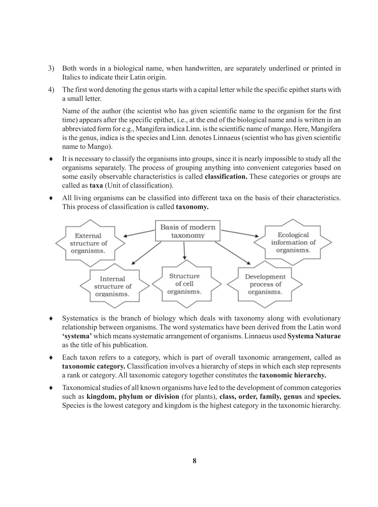 Tripura Board Class 11 Biology English Version Workbooks - Page 8