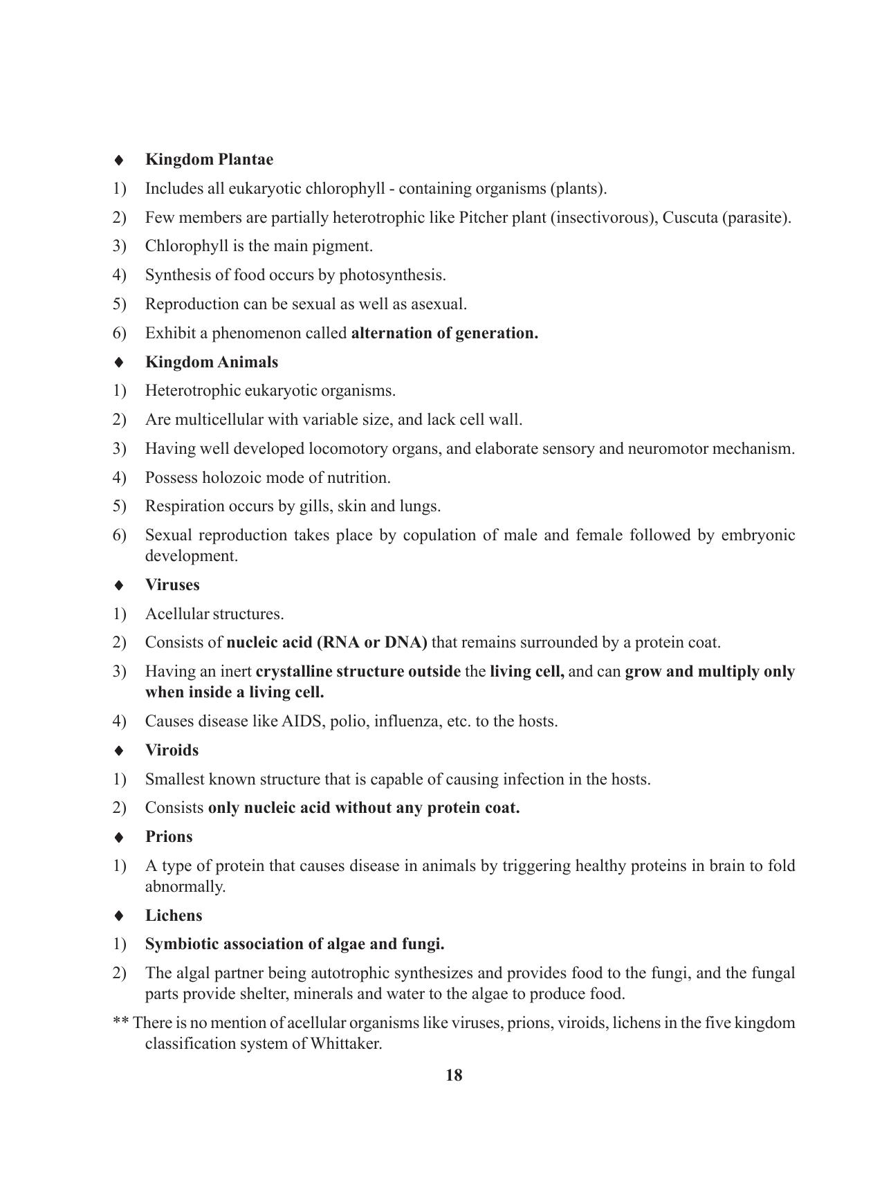 Tripura Board Class 11 Biology English Version Workbooks - Page 18