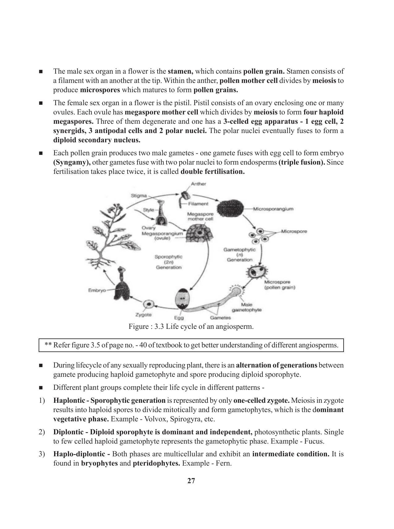 Tripura Board Class 11 Biology English Version Workbooks - Page 27