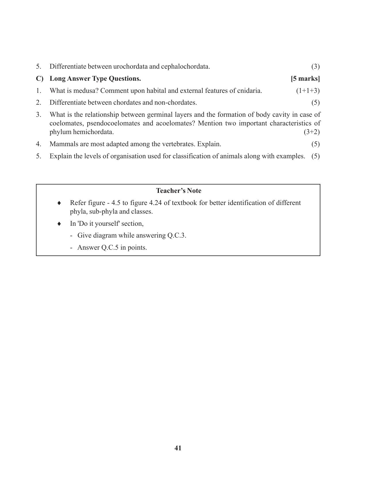 Tripura Board Class 11 Biology English Version Workbooks - Page 41
