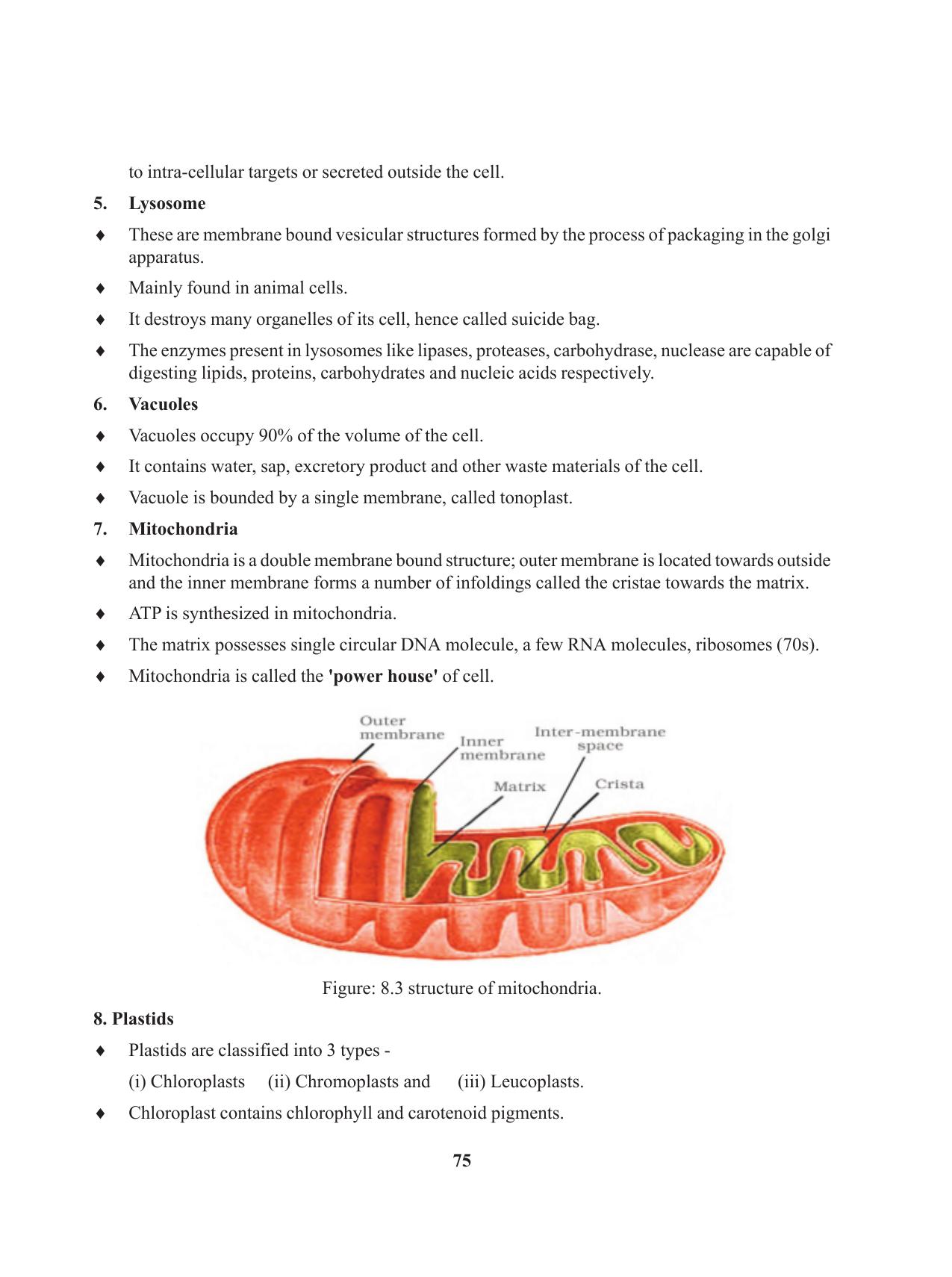 Tripura Board Class 11 Biology English Version Workbooks - Page 75