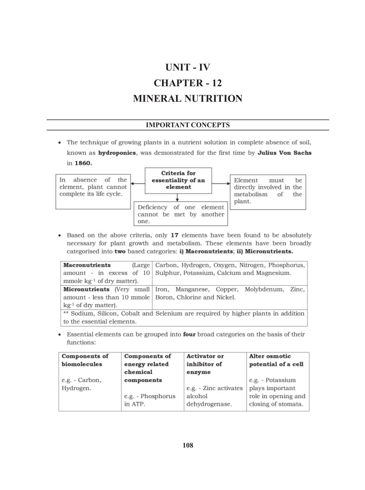 Tripura Board Class 11 Biology English Version Workbooks - Page 108