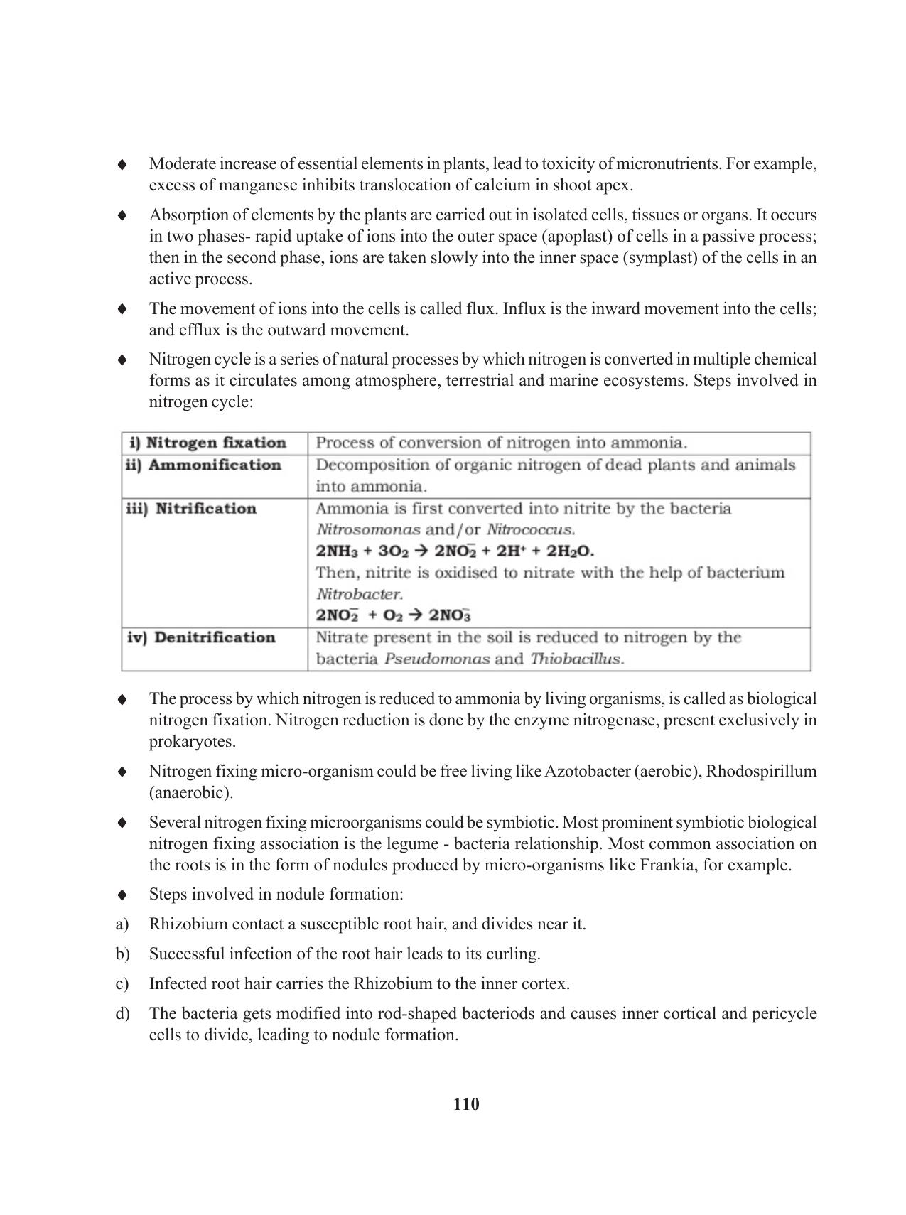 Tripura Board Class 11 Biology English Version Workbooks - Page 110