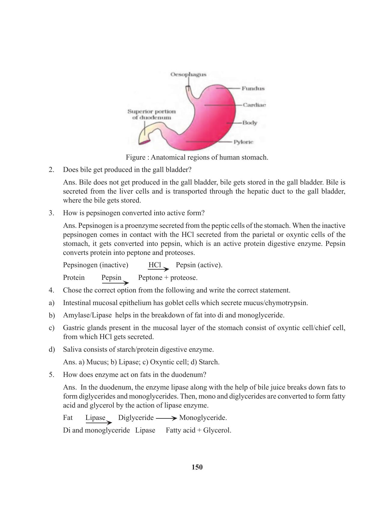 Tripura Board Class 11 Biology English Version Workbooks - Page 150