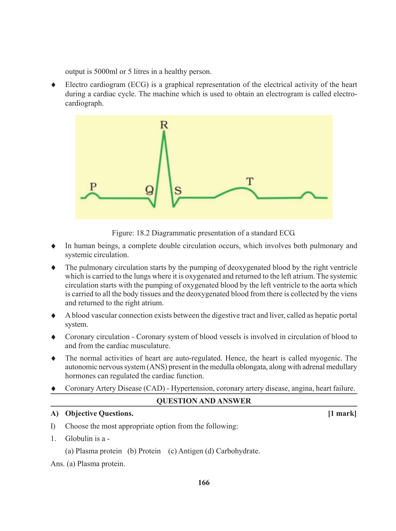 Tripura Board Class 11 Biology English Version Workbooks - Page 166