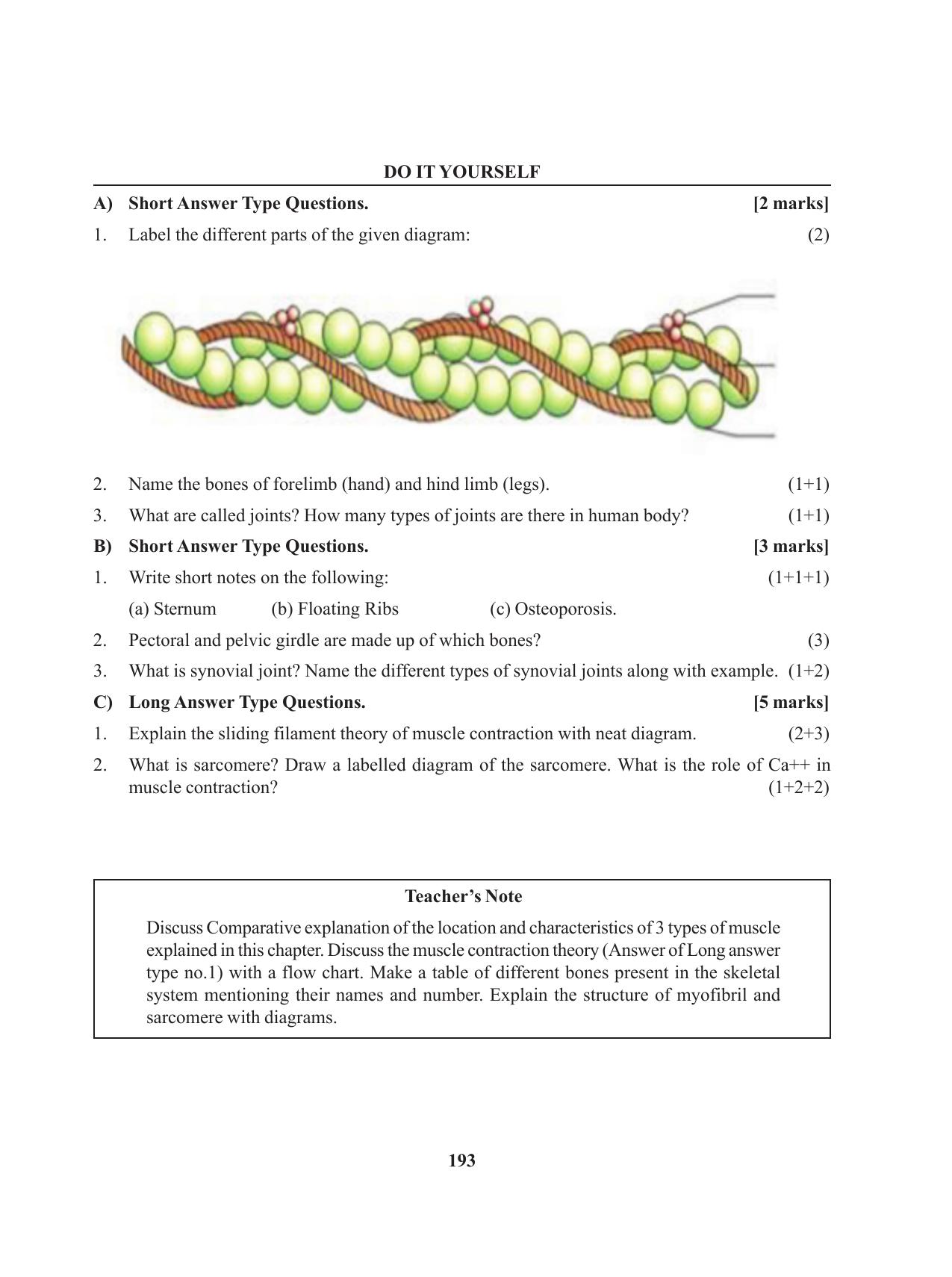 Tripura Board Class 11 Biology English Version Workbooks - Page 193