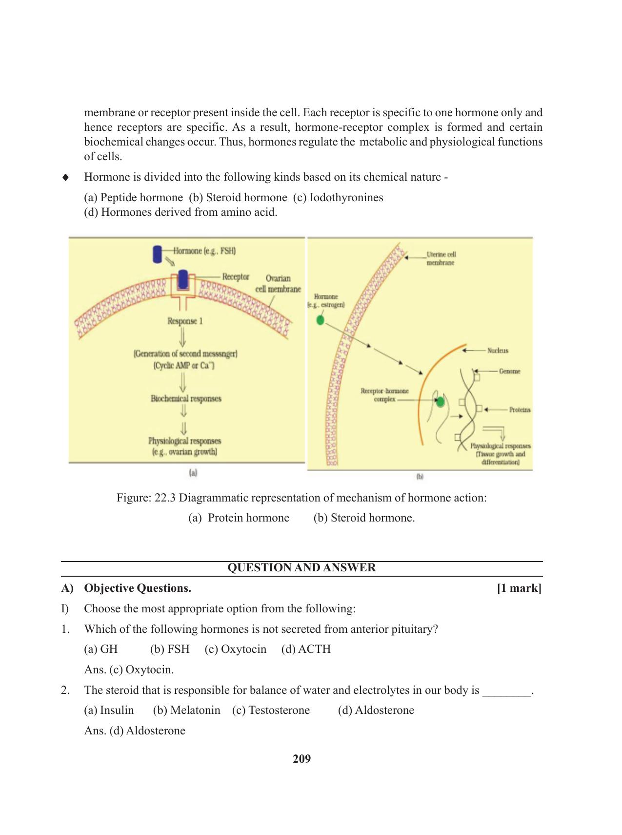Tripura Board Class 11 Biology English Version Workbooks - Page 209