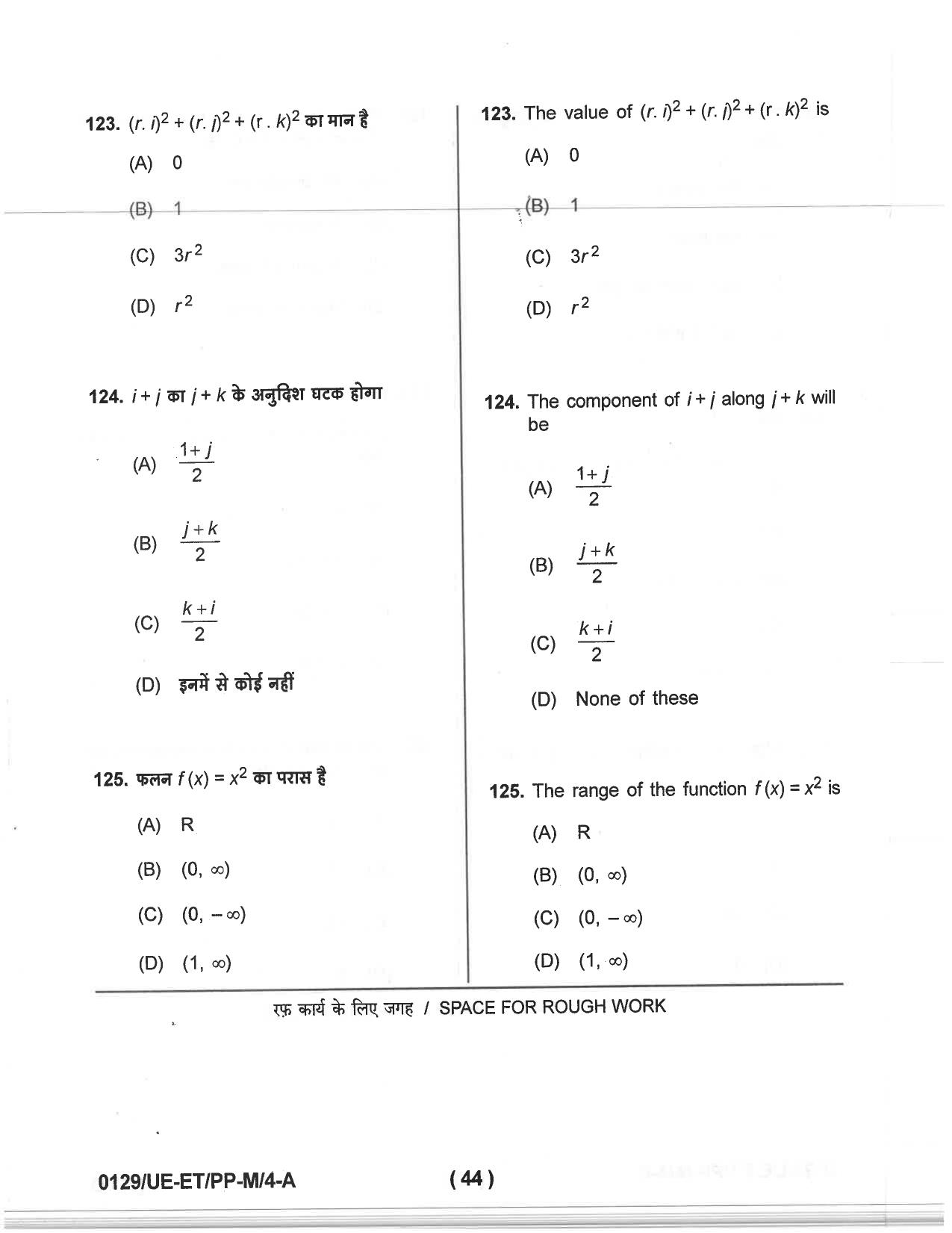 CG PET 2019 Question Paper - Page 42