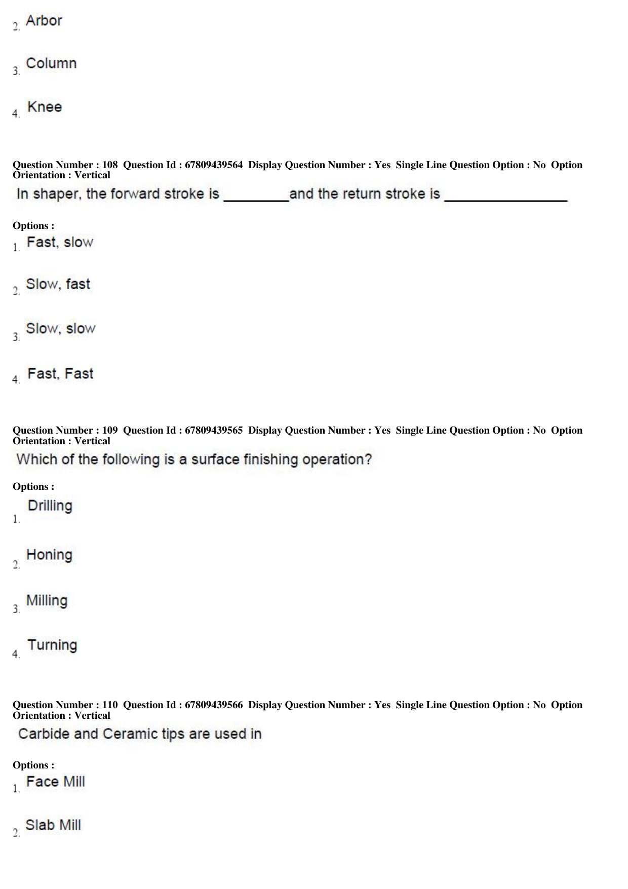 AP ECET 2019 - Mechanical Engineering Question Paper With Preliminary Keys Shift1 - Page 38
