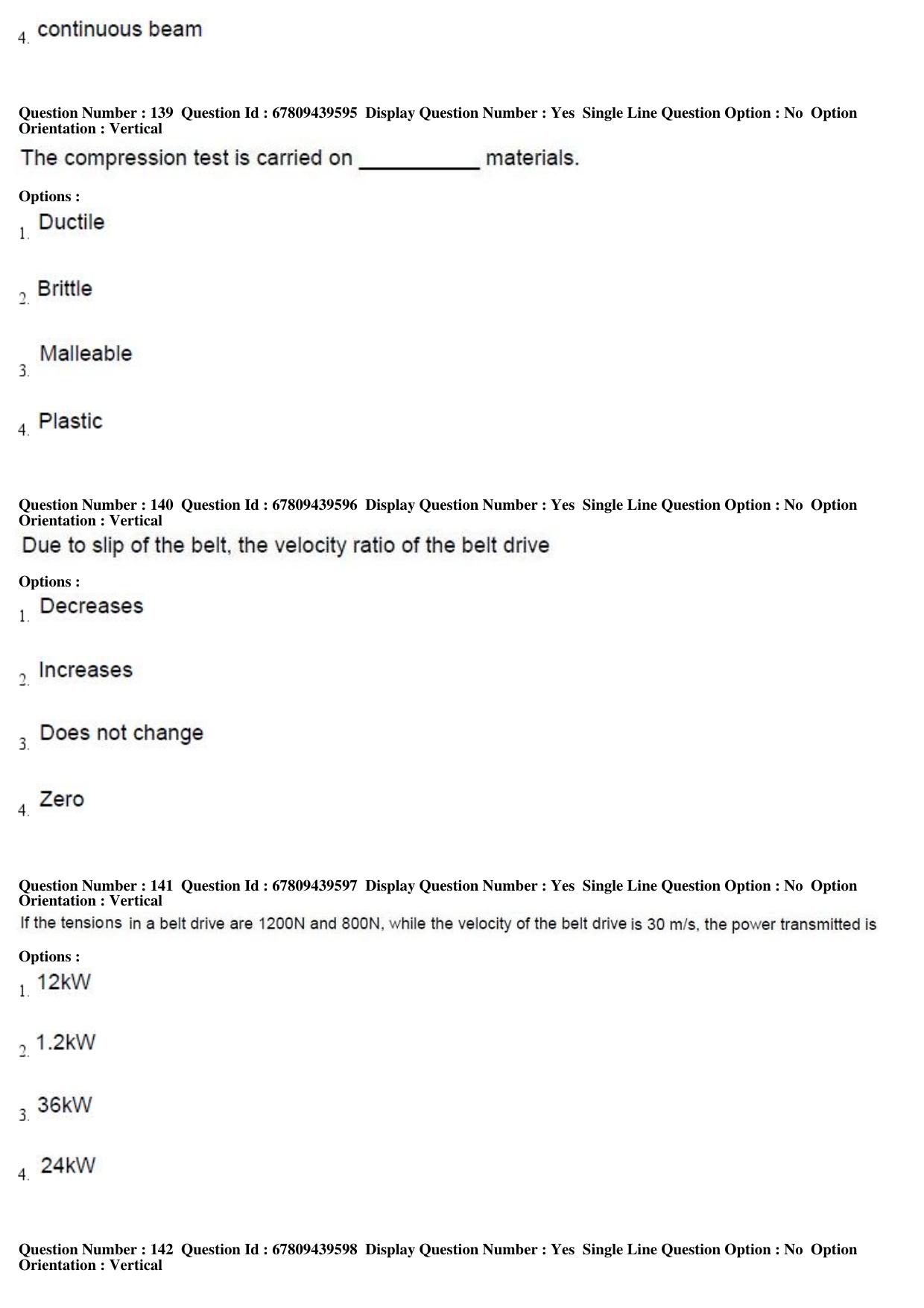 AP ECET 2019 - Mechanical Engineering Question Paper With Preliminary Keys Shift1 - Page 48