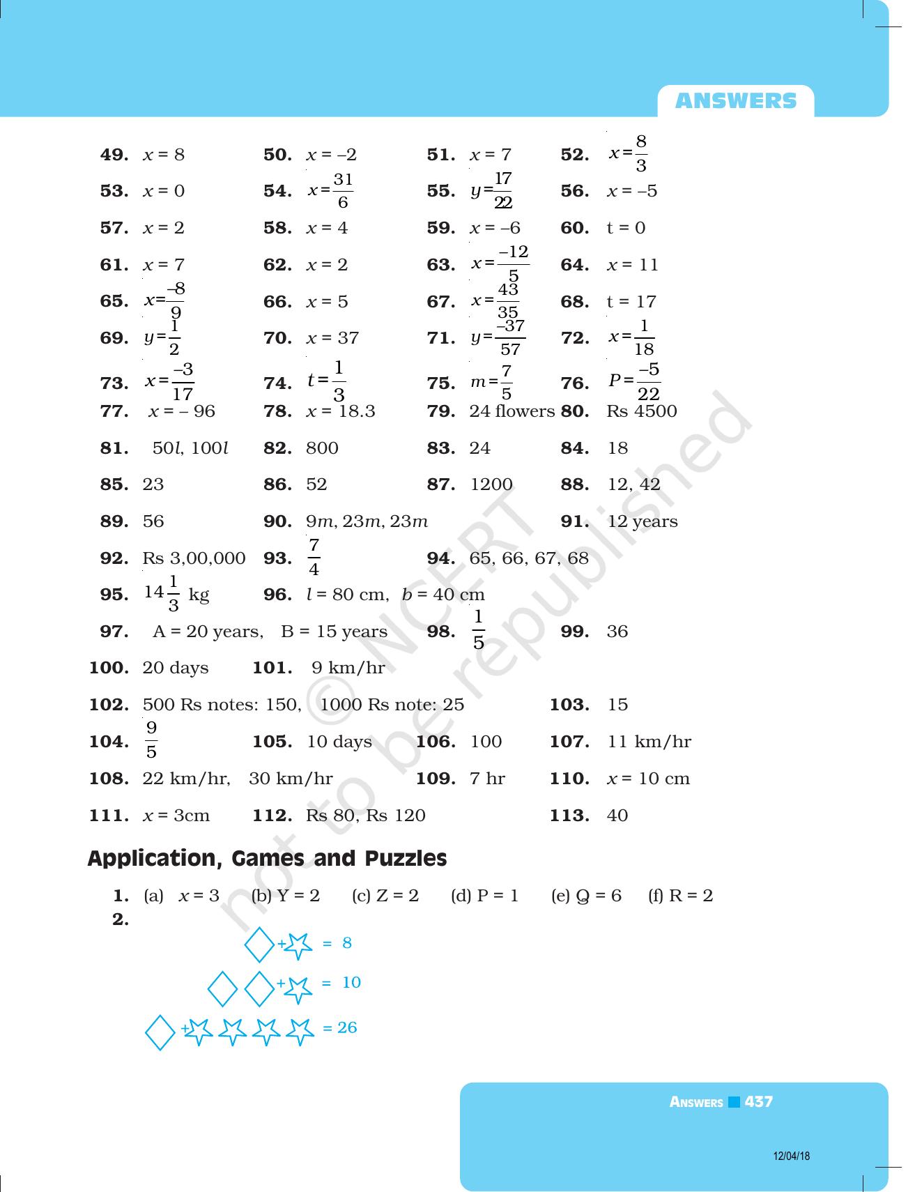 NCERT Exemplar Class 8: Mathematics Answers - Page 17