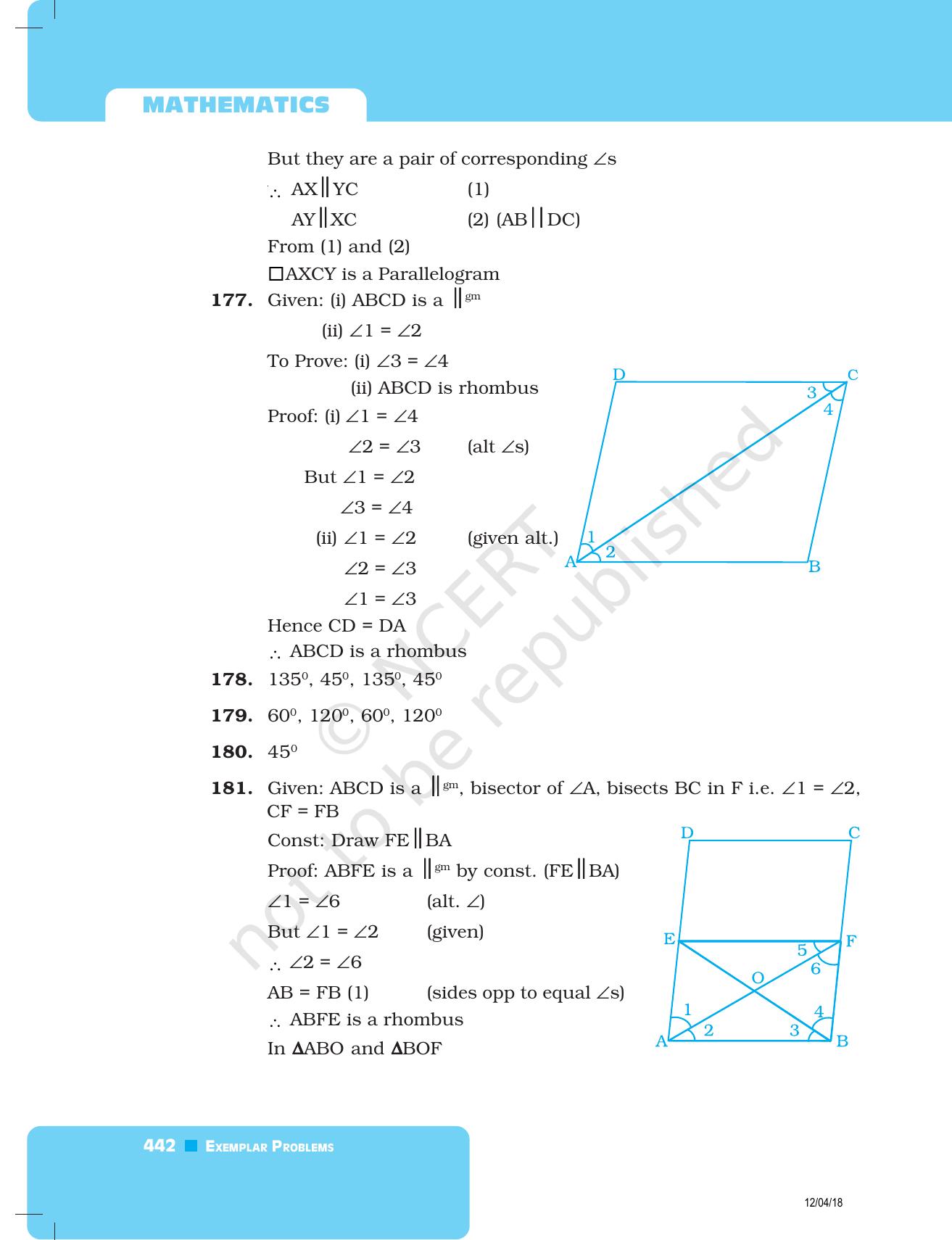 NCERT Exemplar Class 8: Mathematics Answers - Page 22