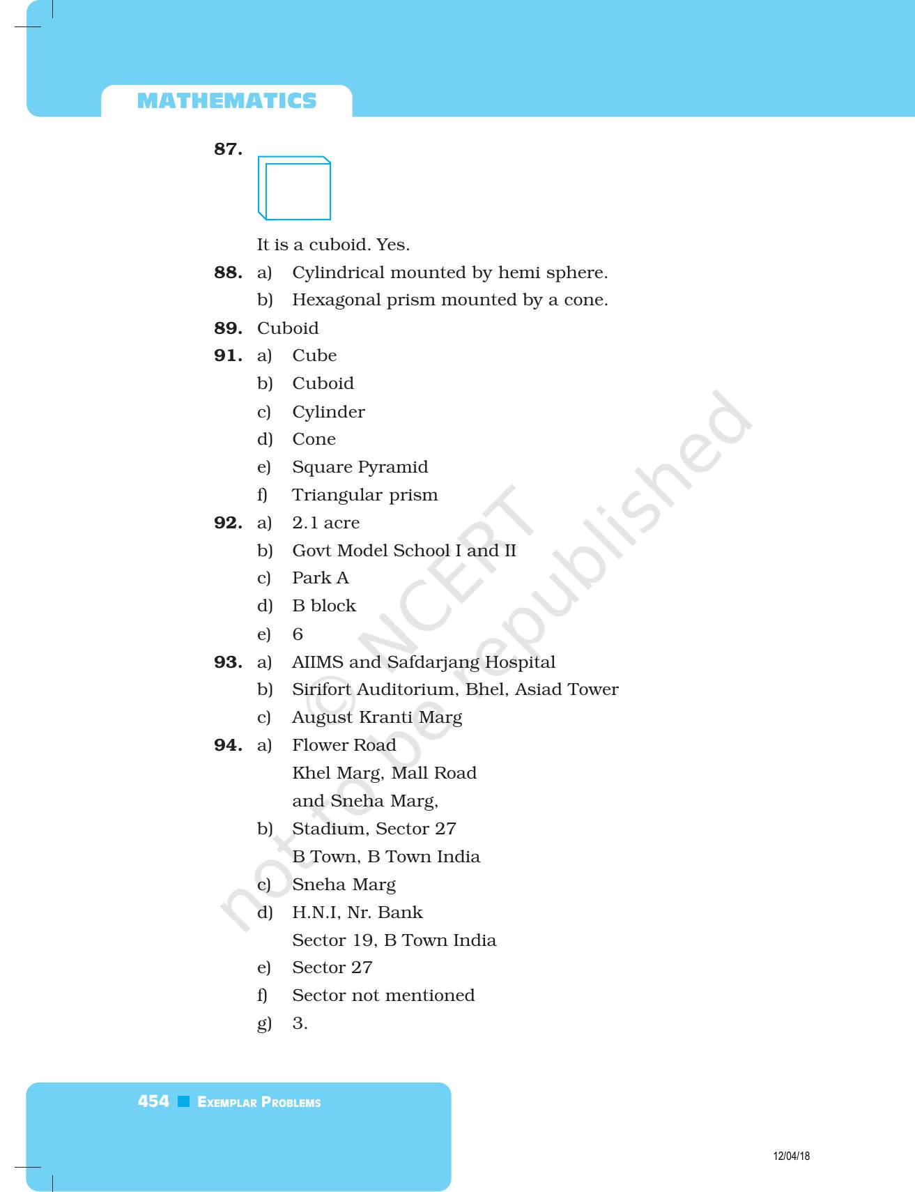 NCERT Exemplar Class 8: Mathematics Answers - Page 34