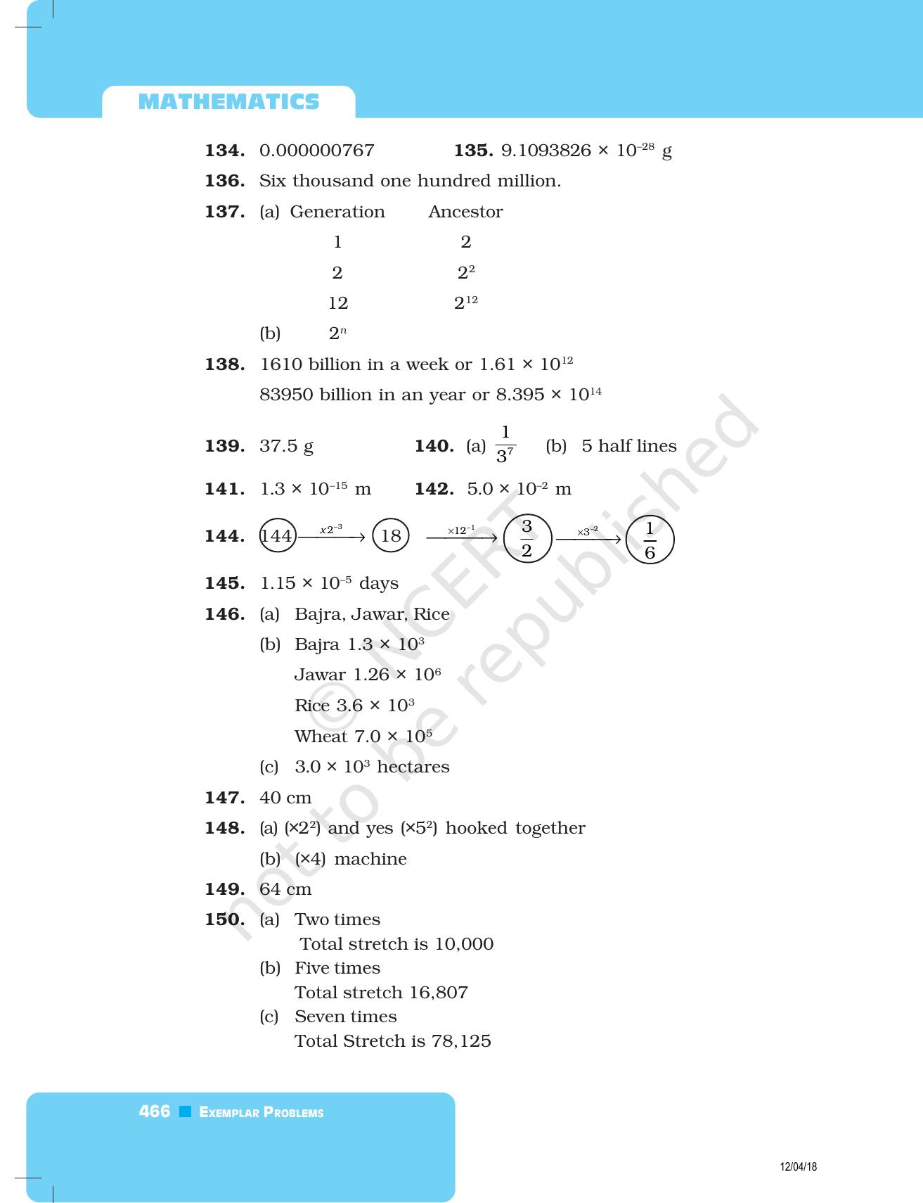 NCERT Exemplar Class 8: Mathematics Answers - Page 46