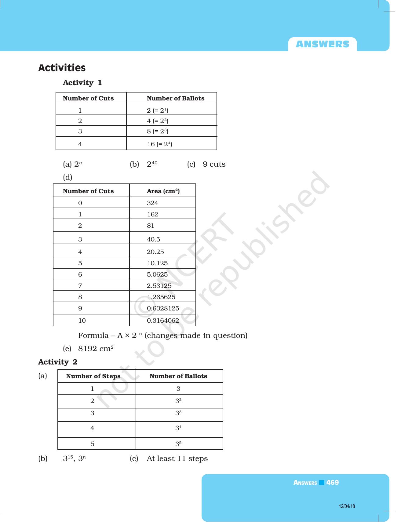 NCERT Exemplar Class 8: Mathematics Answers - Page 49