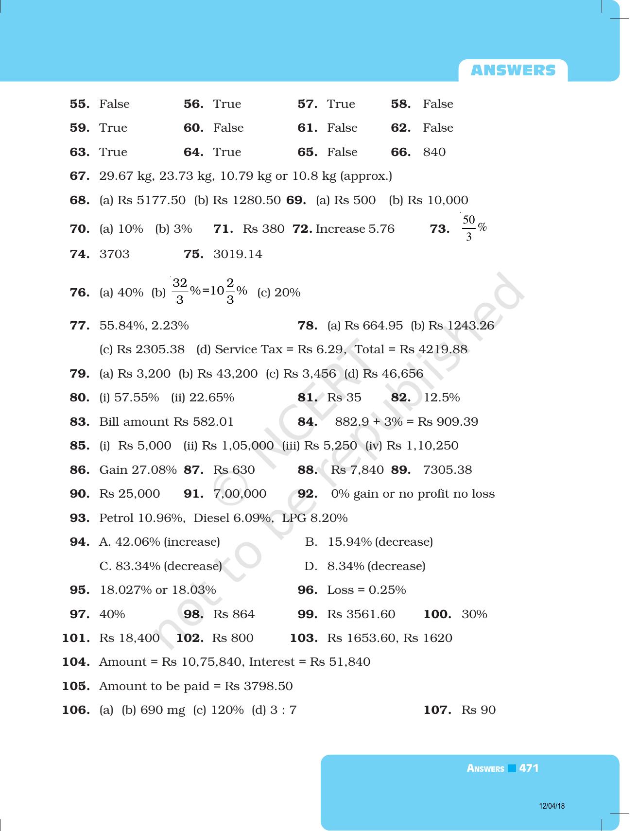 NCERT Exemplar Class 8: Mathematics Answers - Page 51