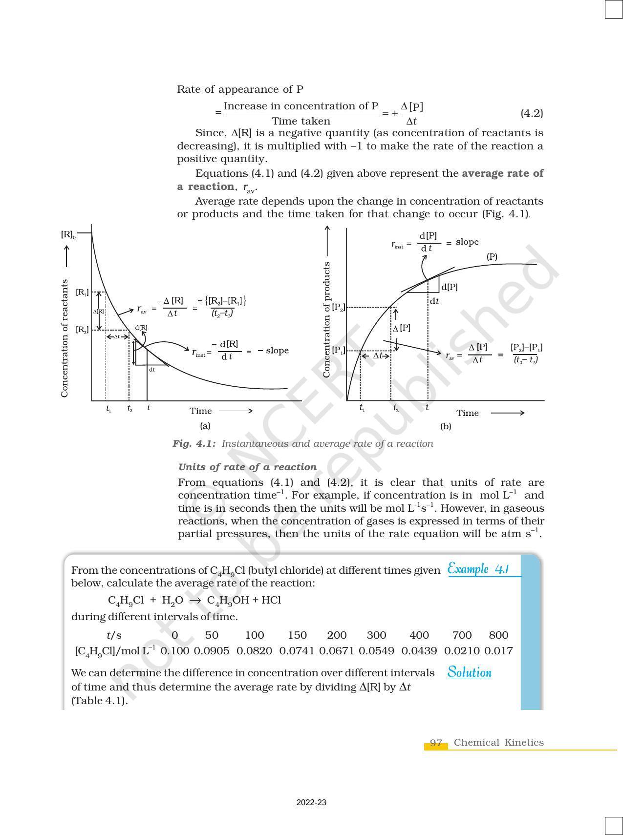 NCERT Book for Class 12 Chemistry Chapter 4 Chemical Kinetics - Page 3