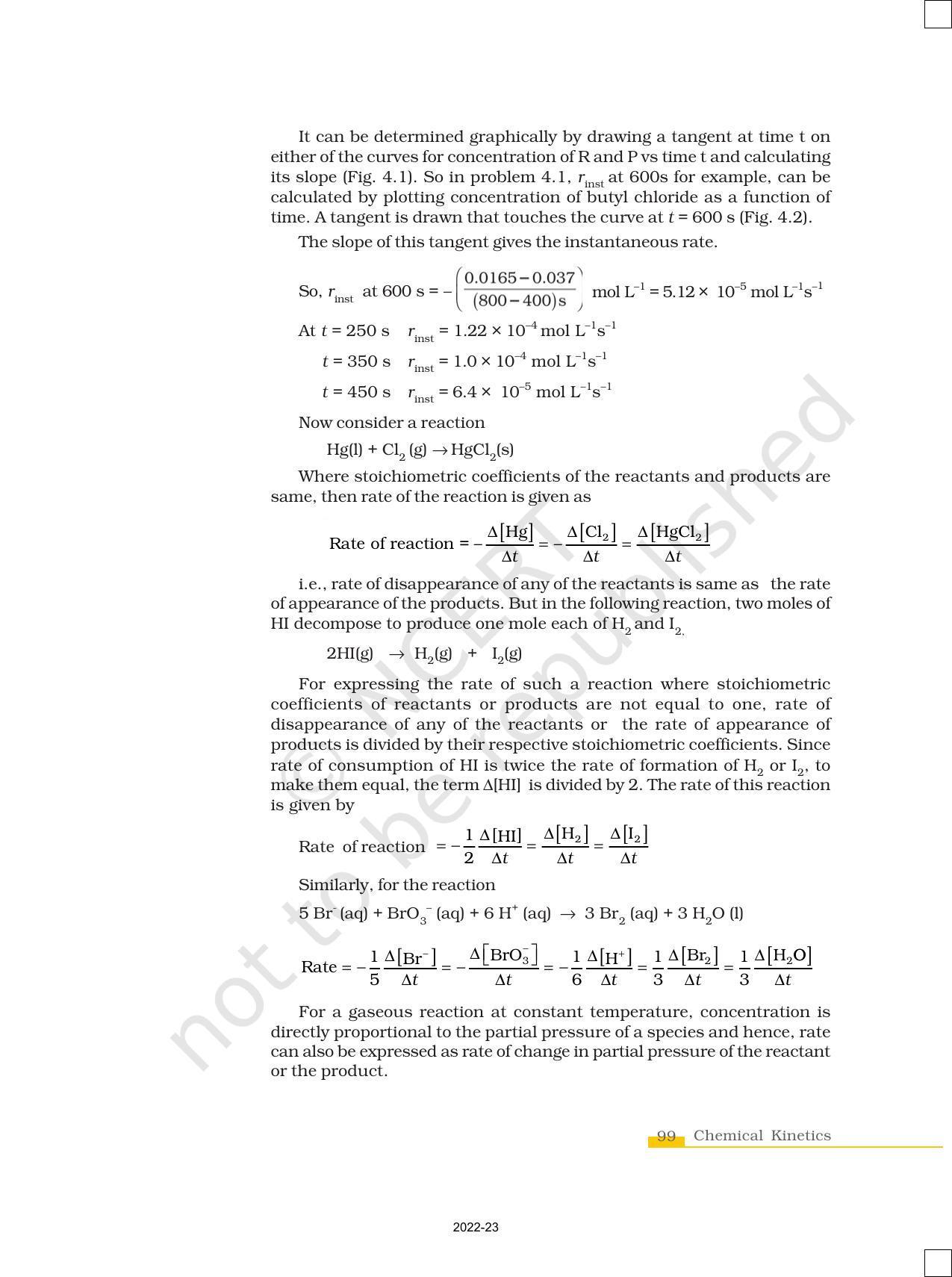 NCERT Book for Class 12 Chemistry Chapter 4 Chemical Kinetics - Page 5