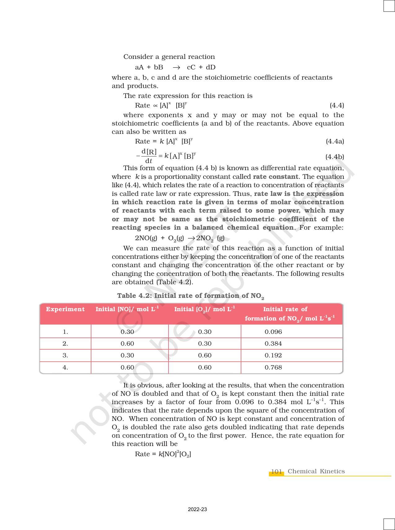 NCERT Book for Class 12 Chemistry Chapter 4 Chemical Kinetics - Page 7