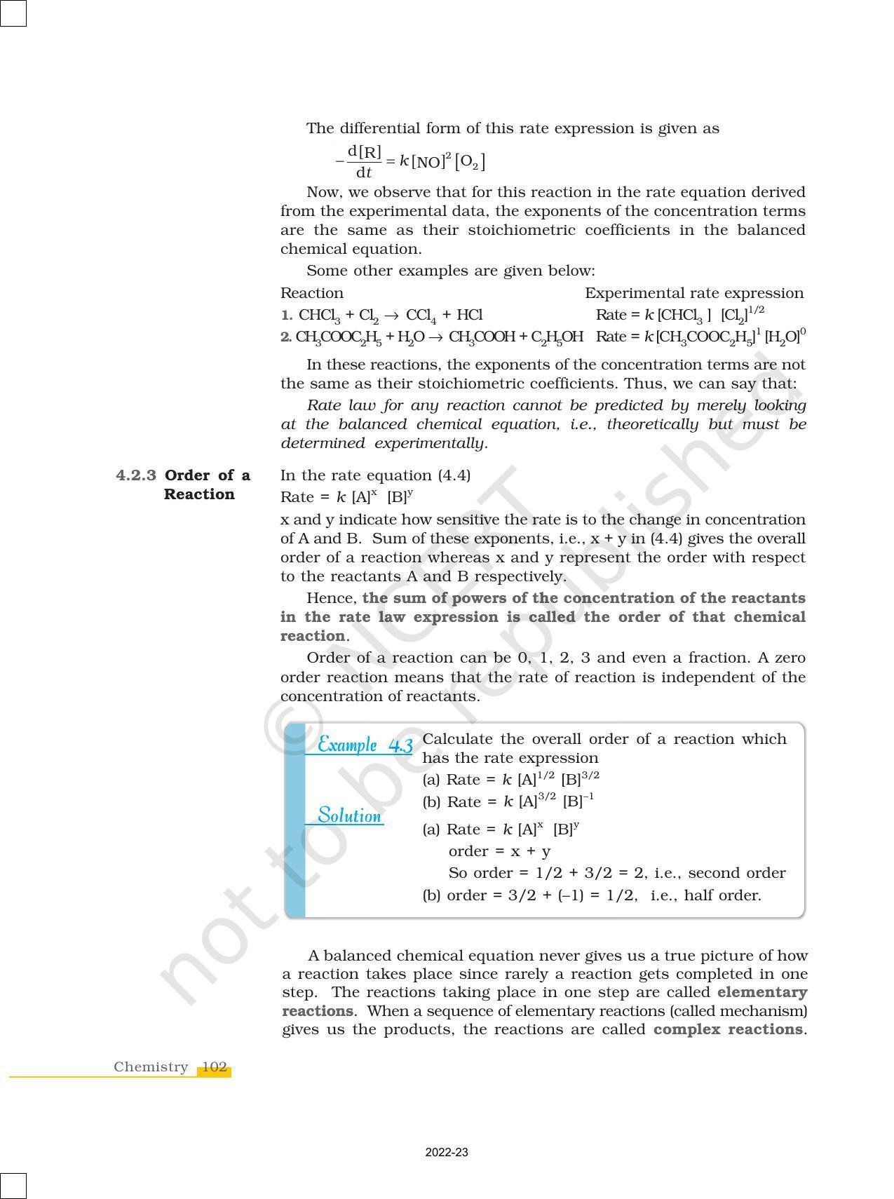 NCERT Book for Class 12 Chemistry Chapter 4 Chemical Kinetics - Page 8
