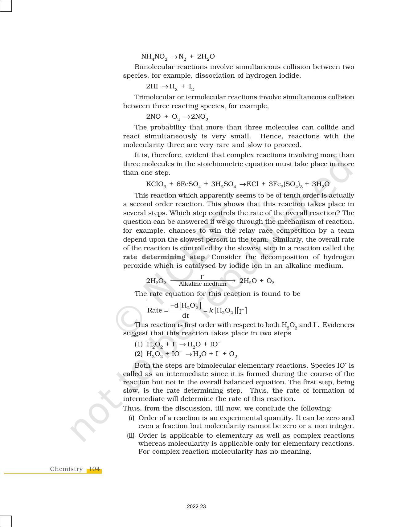 NCERT Book for Class 12 Chemistry Chapter 4 Chemical Kinetics - Page 10