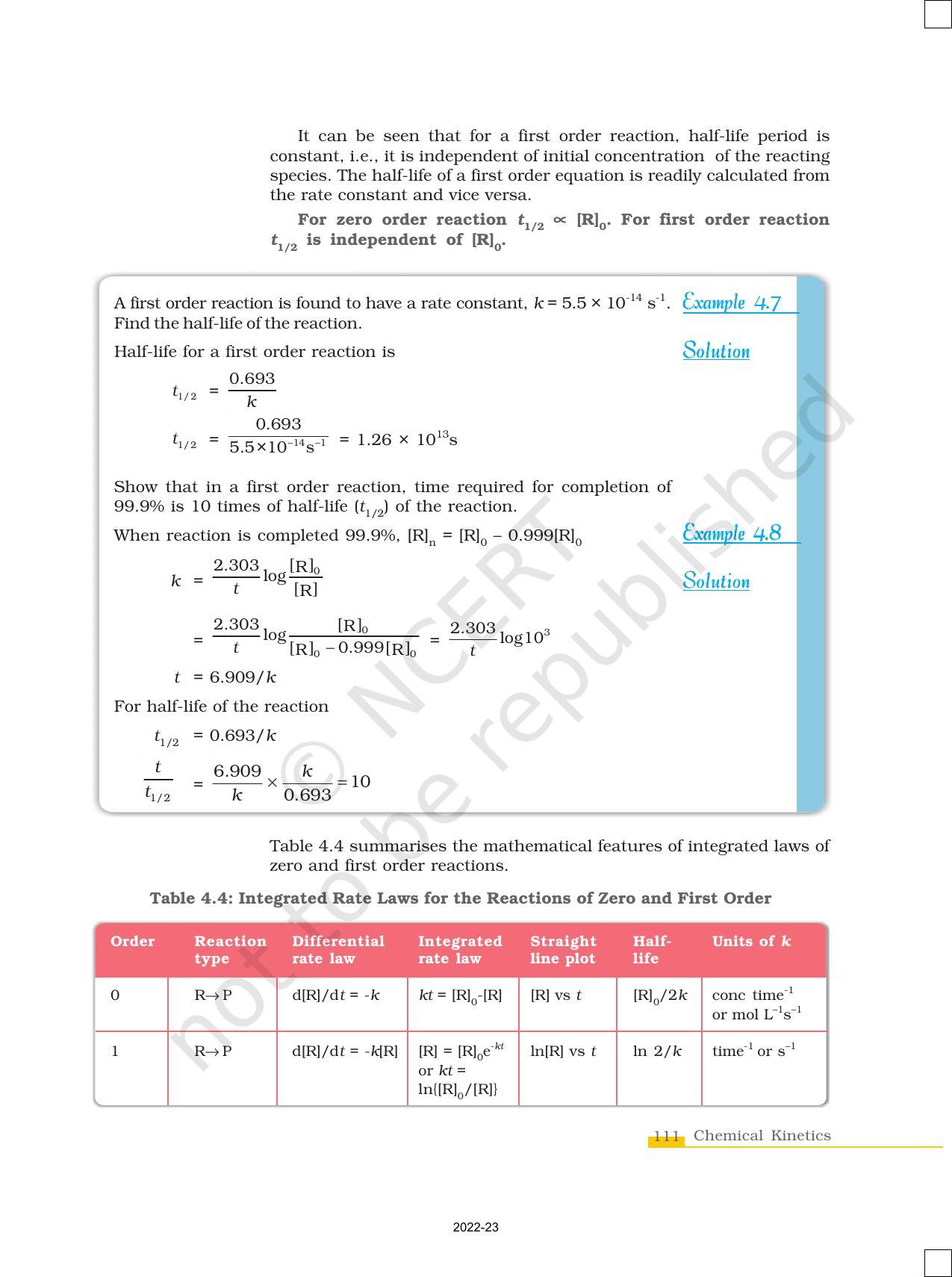 NCERT Book for Class 12 Chemistry Chapter 4 Chemical Kinetics - Page 17