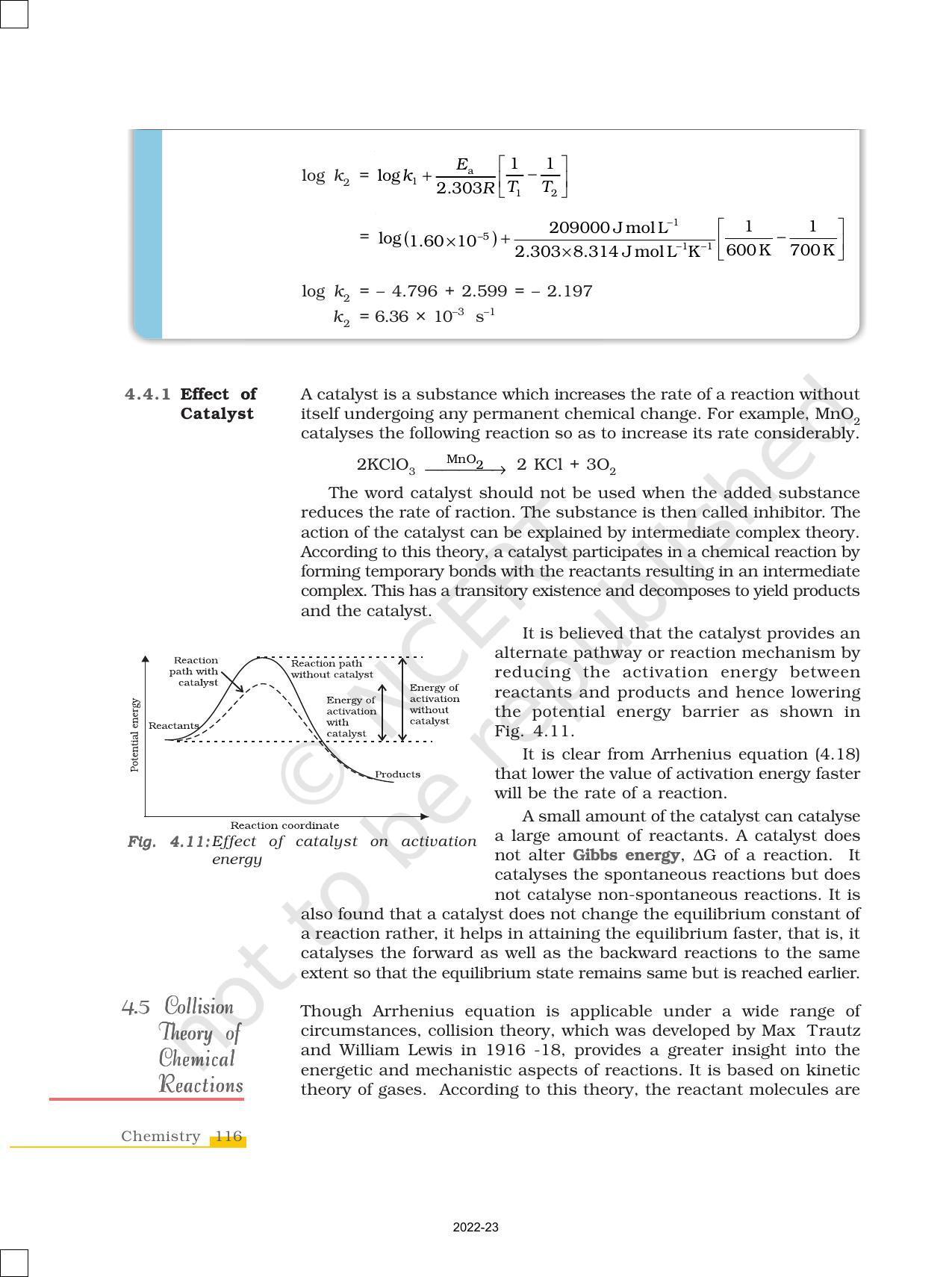 NCERT Book for Class 12 Chemistry Chapter 4 Chemical Kinetics - Page 22