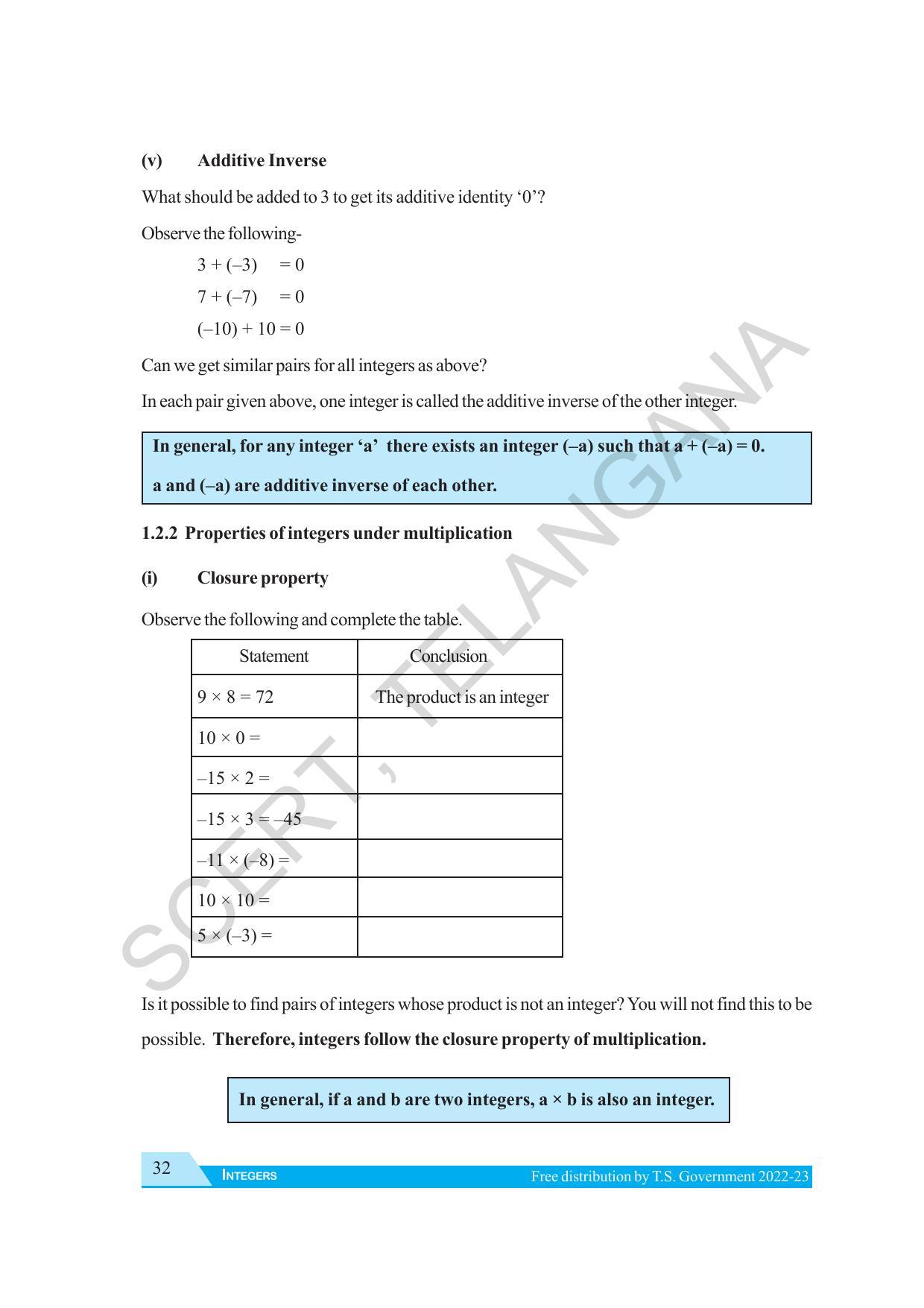 TS SCERT Class 7 Maths Path 1 (Telugu Medium) Text Book - Page 44