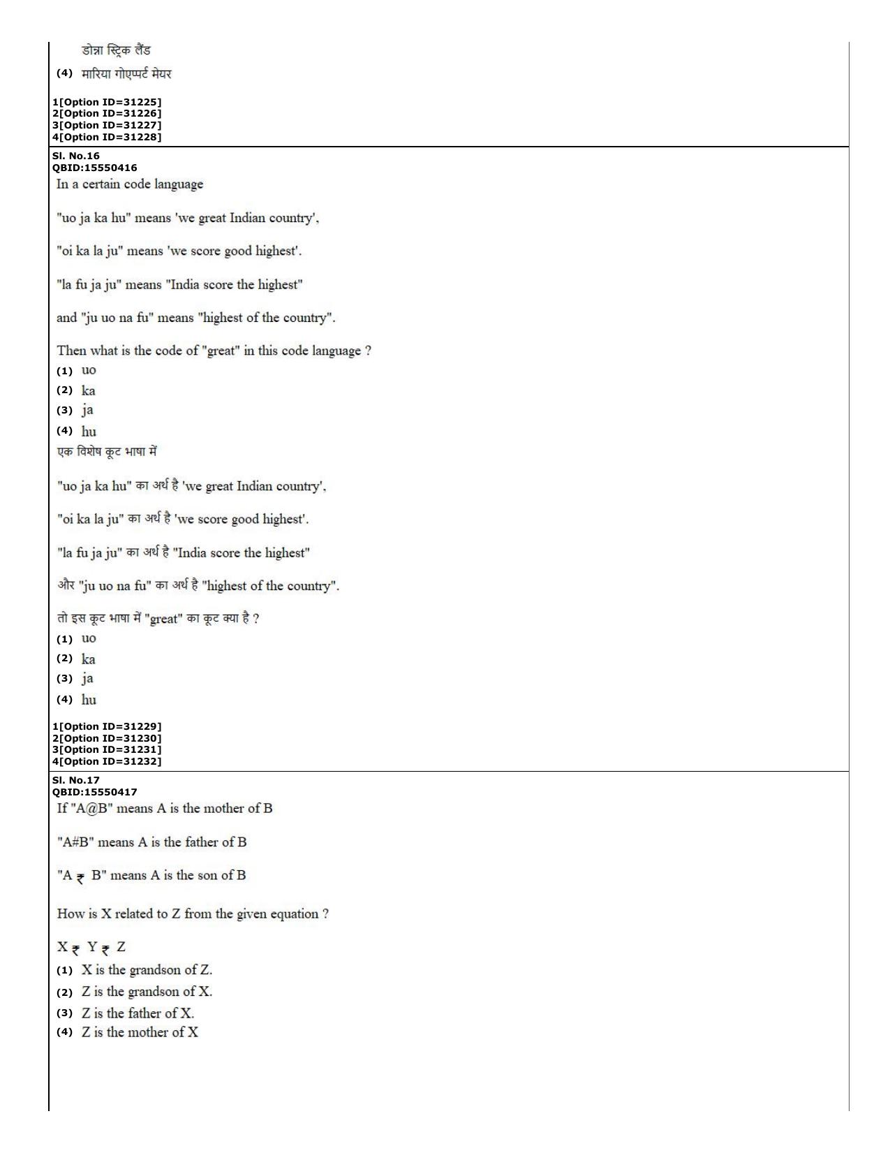 CUET (PG) 2022: PGQP-74 Biochemistry  (10-09-2022) Question Paper - Page 6