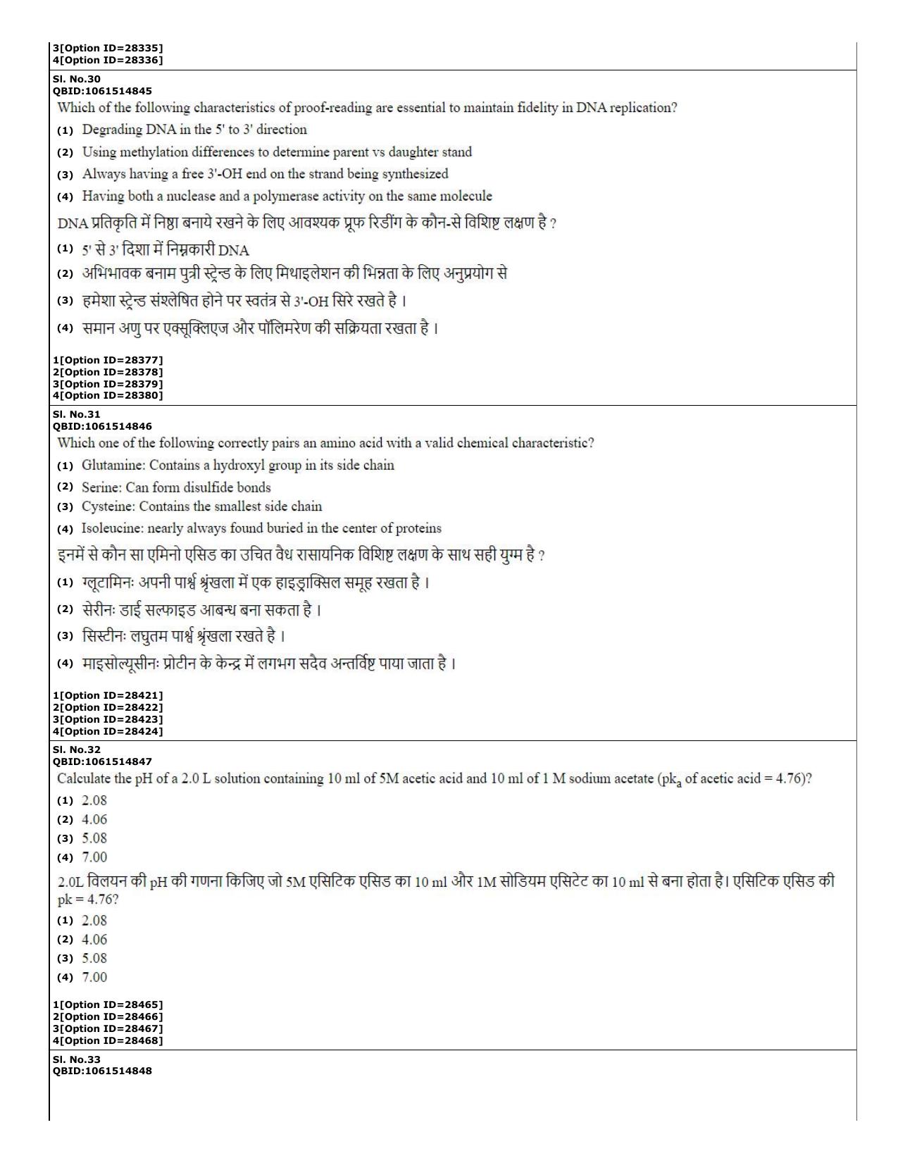 CUET (PG) 2022: PGQP-74 Biochemistry  (10-09-2022) Question Paper - Page 12
