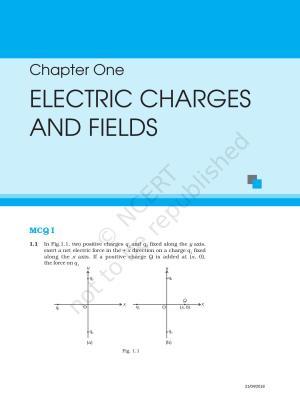 NCERT Exemplar Book for Class 12 Physics: Chapter 1 Electric Charges and Fields