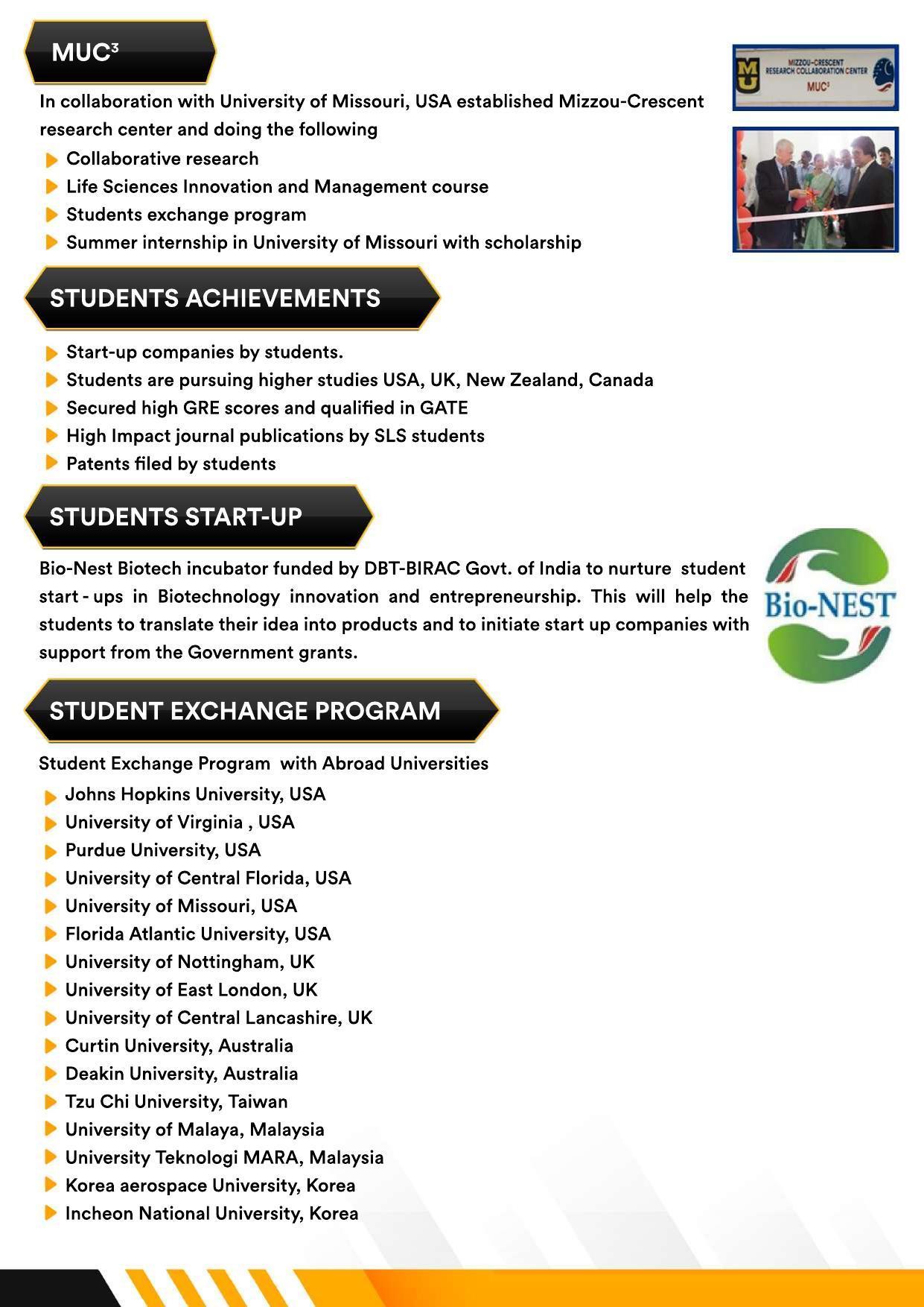 B.S. Abdur Rahman University M.Tech Food Biotechnology Brochure 2022-23 - Page 3