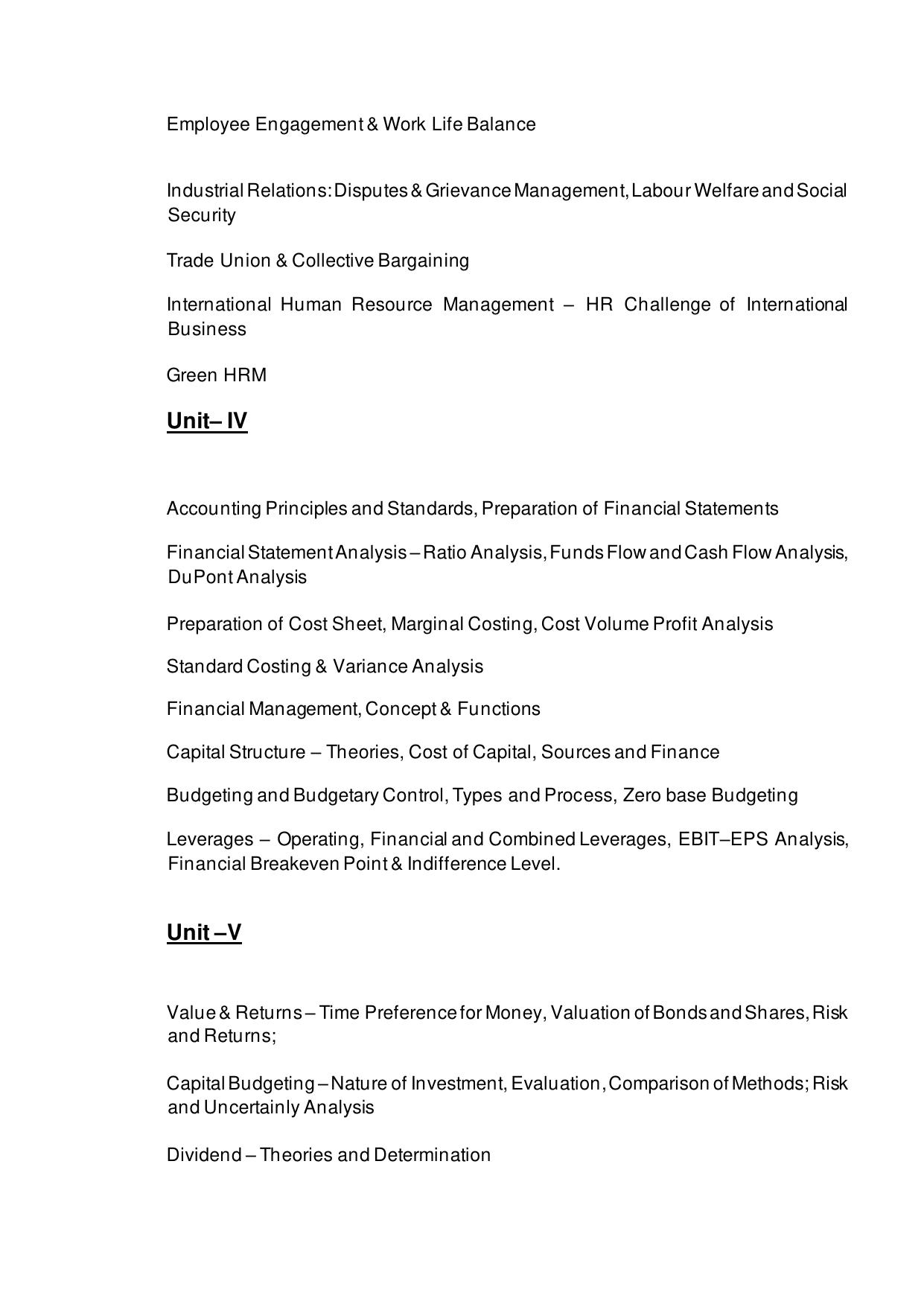 TNSET Syllabus - Management - Page 3