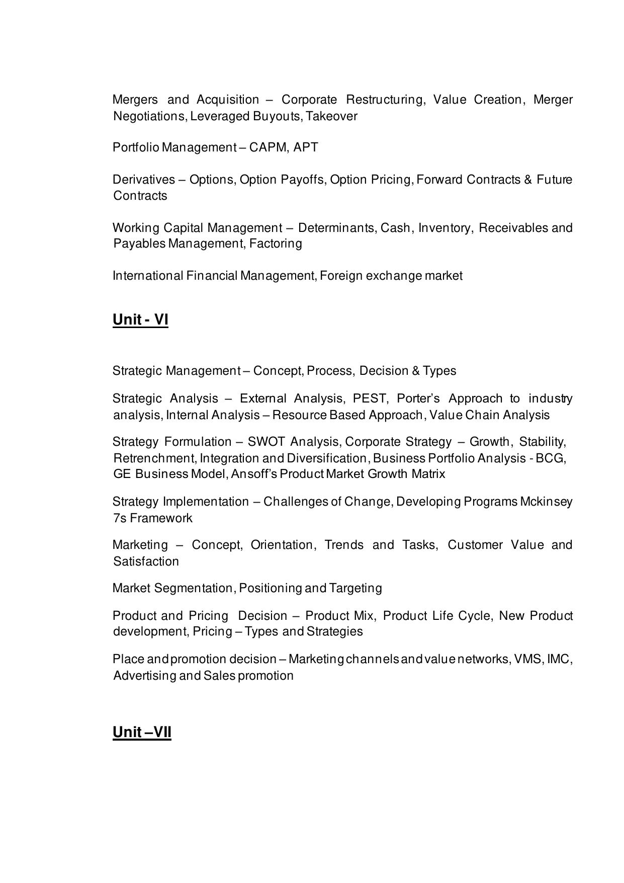 TNSET Syllabus - Management - Page 4