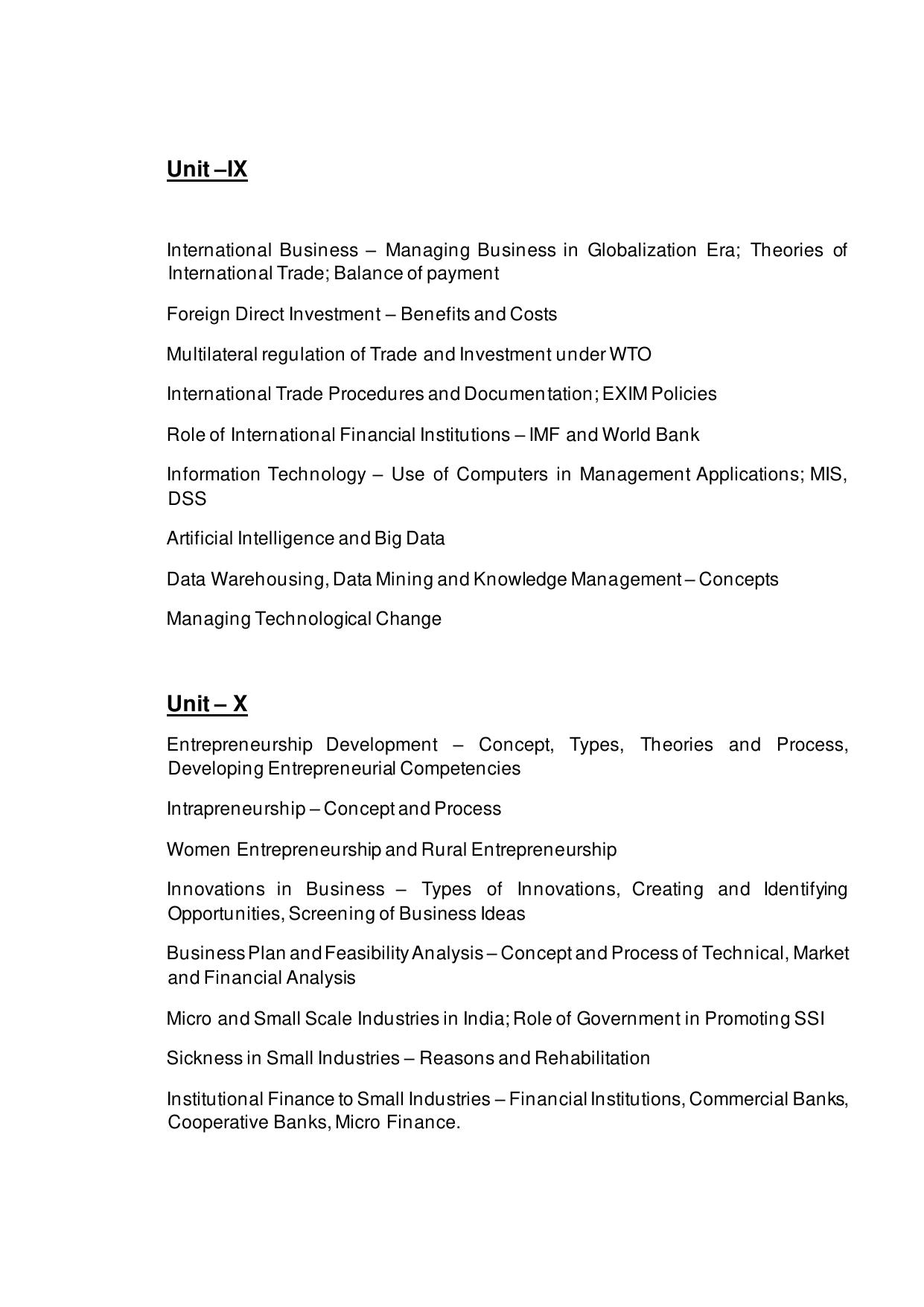 TNSET Syllabus - Management - Page 6
