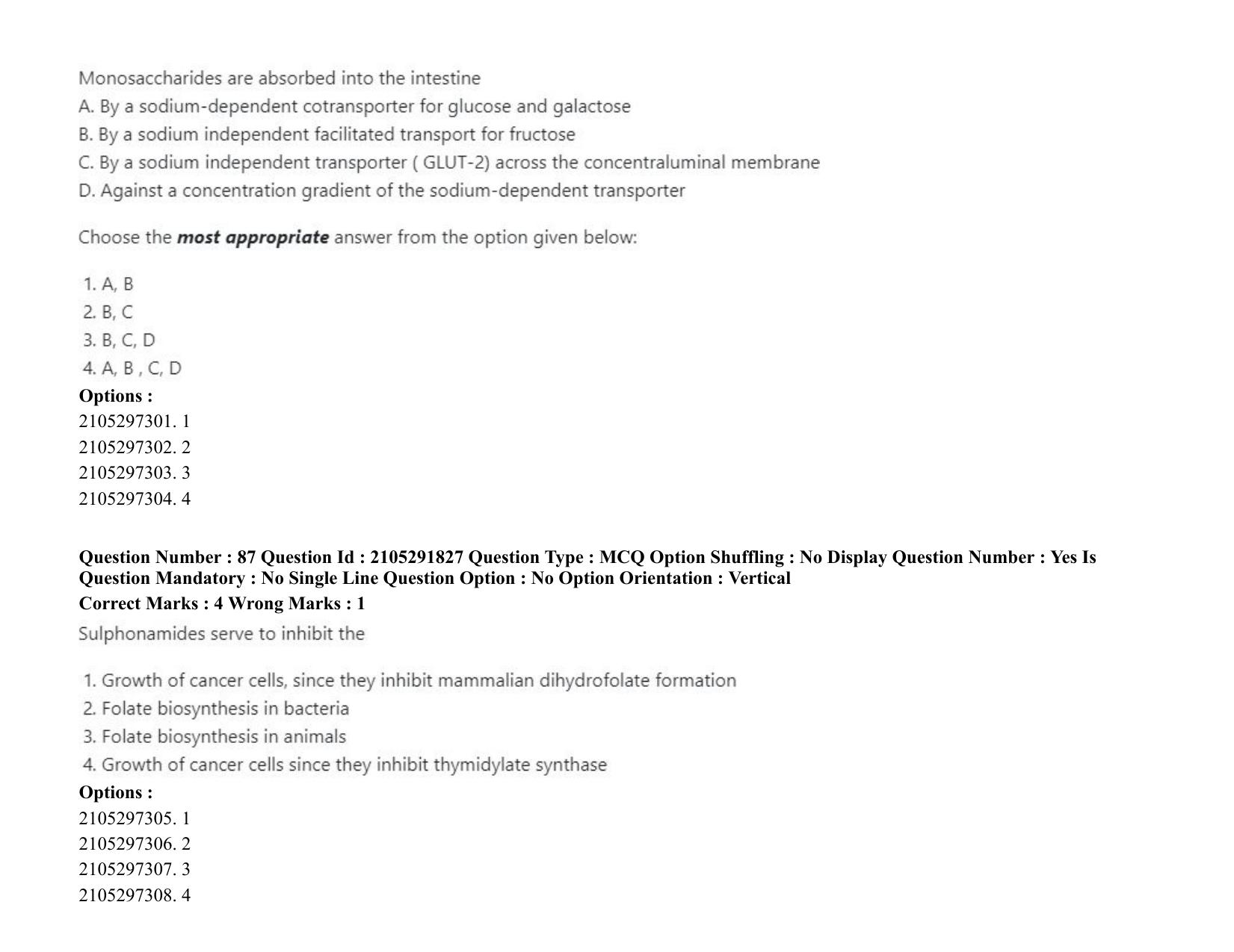 ICAR AIEEA PG 2020 ANIMAL BIOTECHNOLOGY Question Paper - Page 50