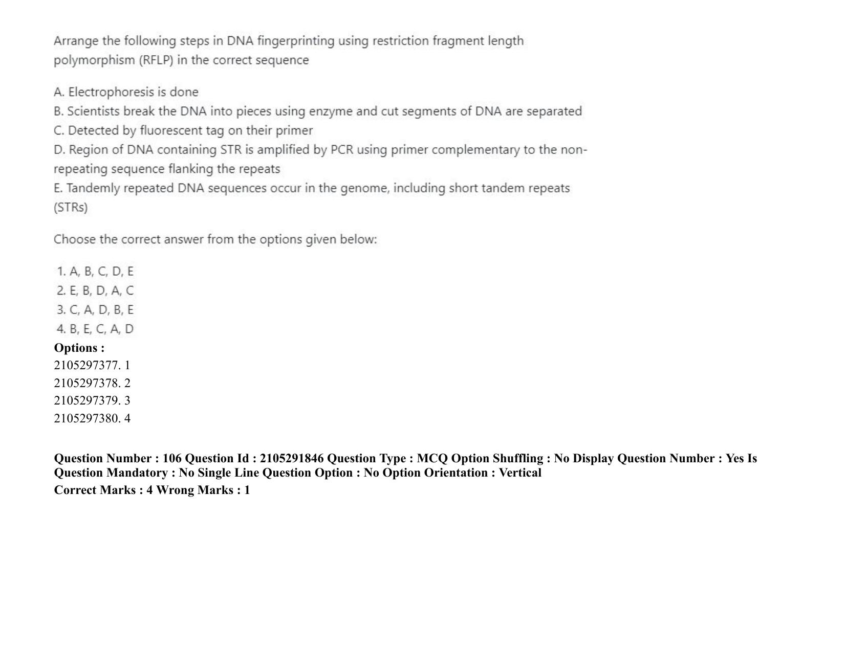 ICAR AIEEA PG 2020 ANIMAL BIOTECHNOLOGY Question Paper - Page 61
