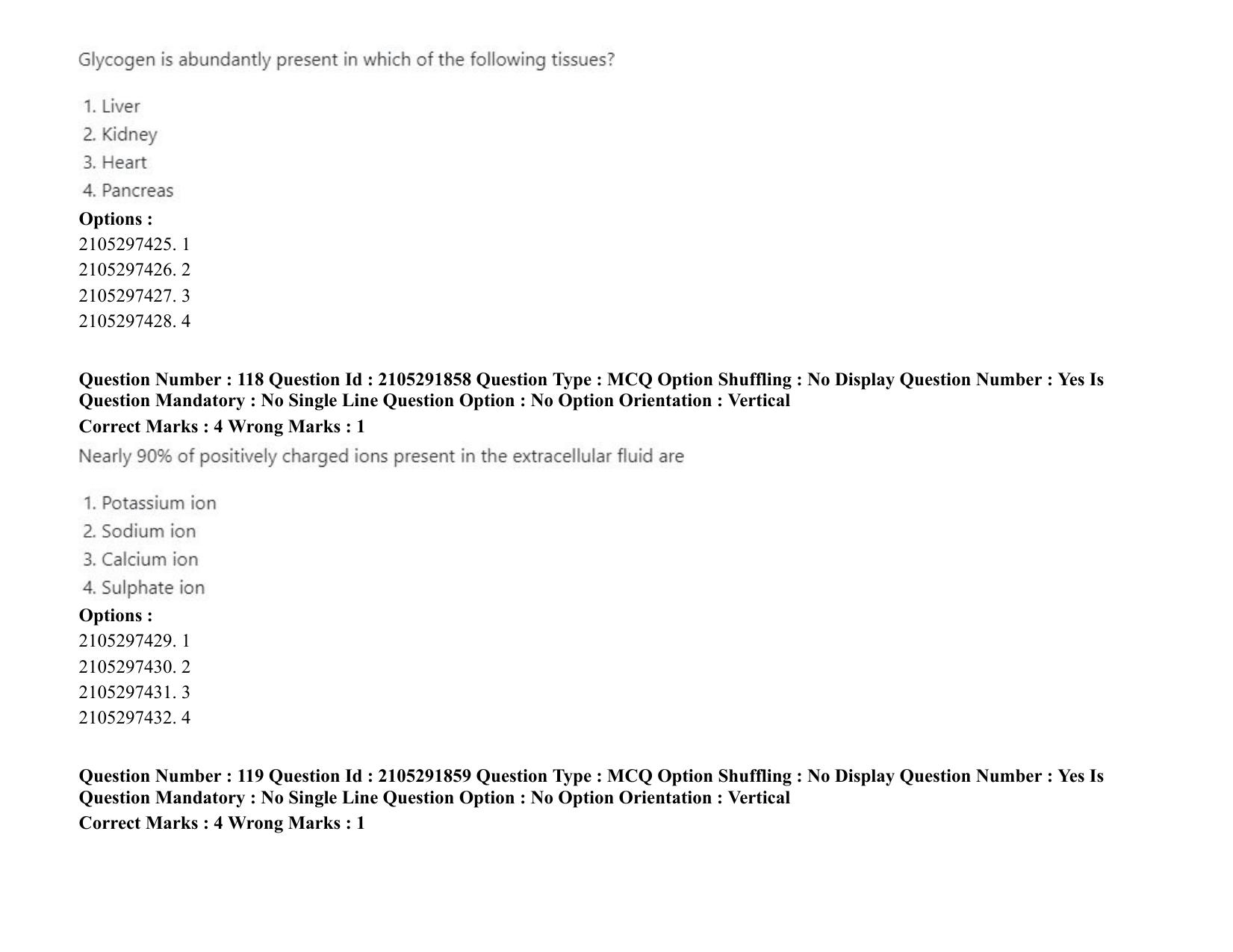 ICAR AIEEA PG 2020 ANIMAL BIOTECHNOLOGY Question Paper - Page 69