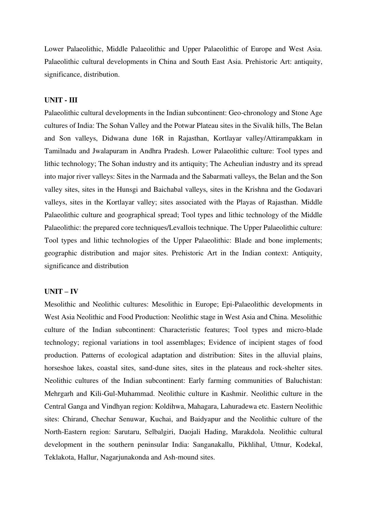 AP RCET Anthropology Syllabus - Page 2
