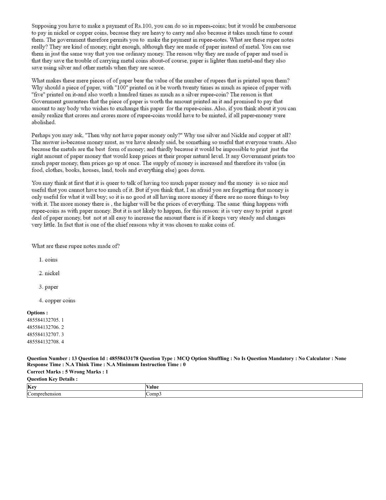 CUET 2023 English Urdu Shift 1 Question Papers - 18 June 2023 - Page 11