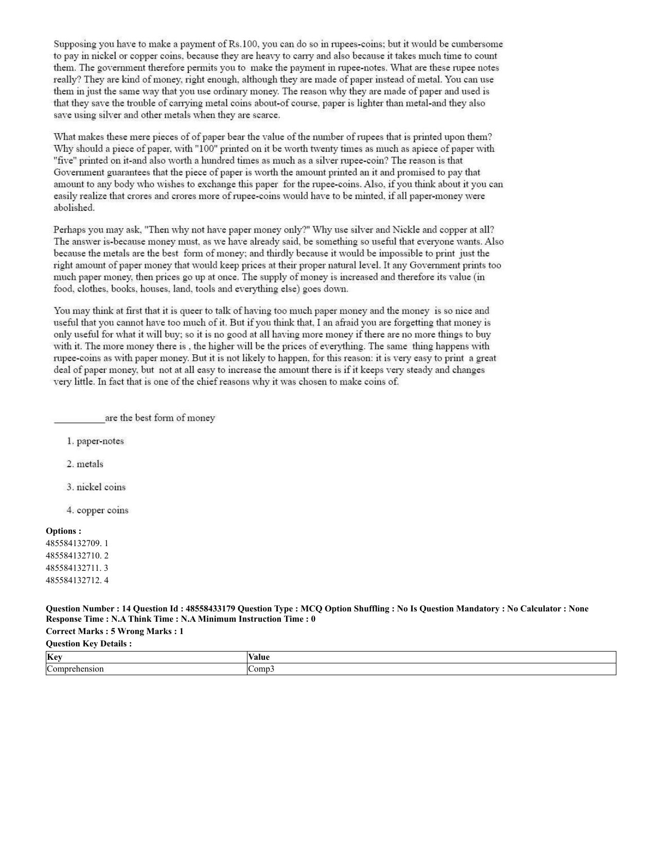 CUET 2023 English Urdu Shift 1 Question Papers - 18 June 2023 - Page 12