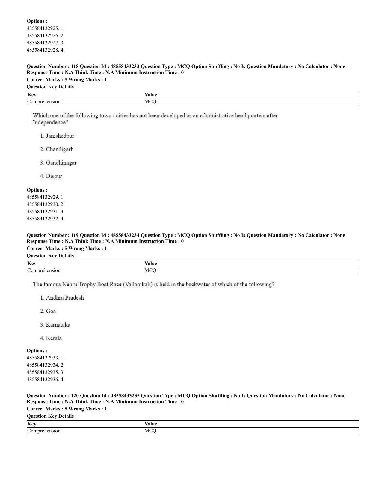 CUET 2023 English Urdu Shift 1 Question Papers - 18 June 2023 - Page 87